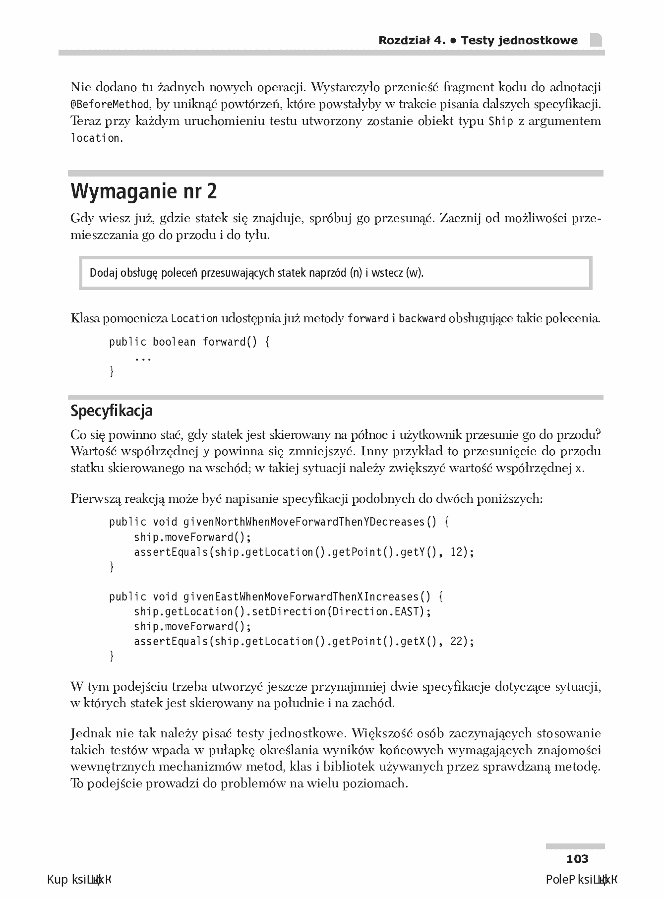 Fragment „TDD. Programowanie w Javie sterowane testami” — strona 23 z 30