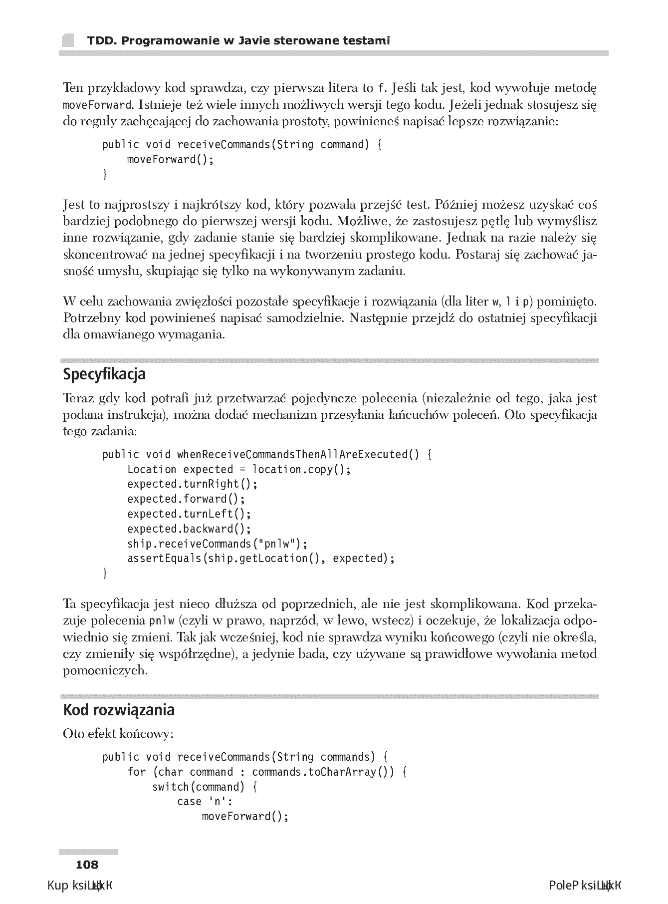 Fragment „TDD. Programowanie w Javie sterowane testami” — strona 28 z 30