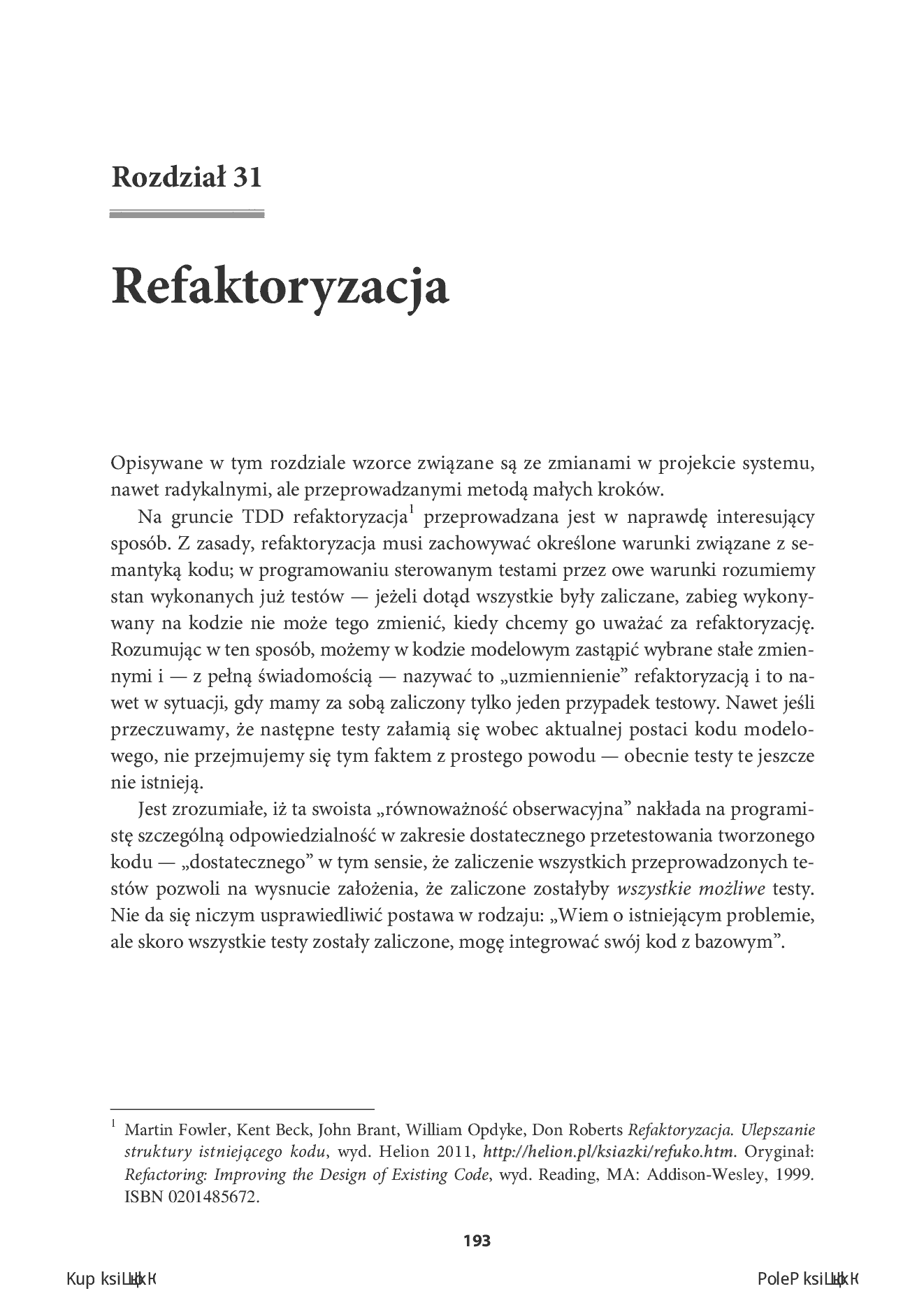 Fragment „TDD. Sztuka tworzenia dobrego kodu” — strona 5 z 22