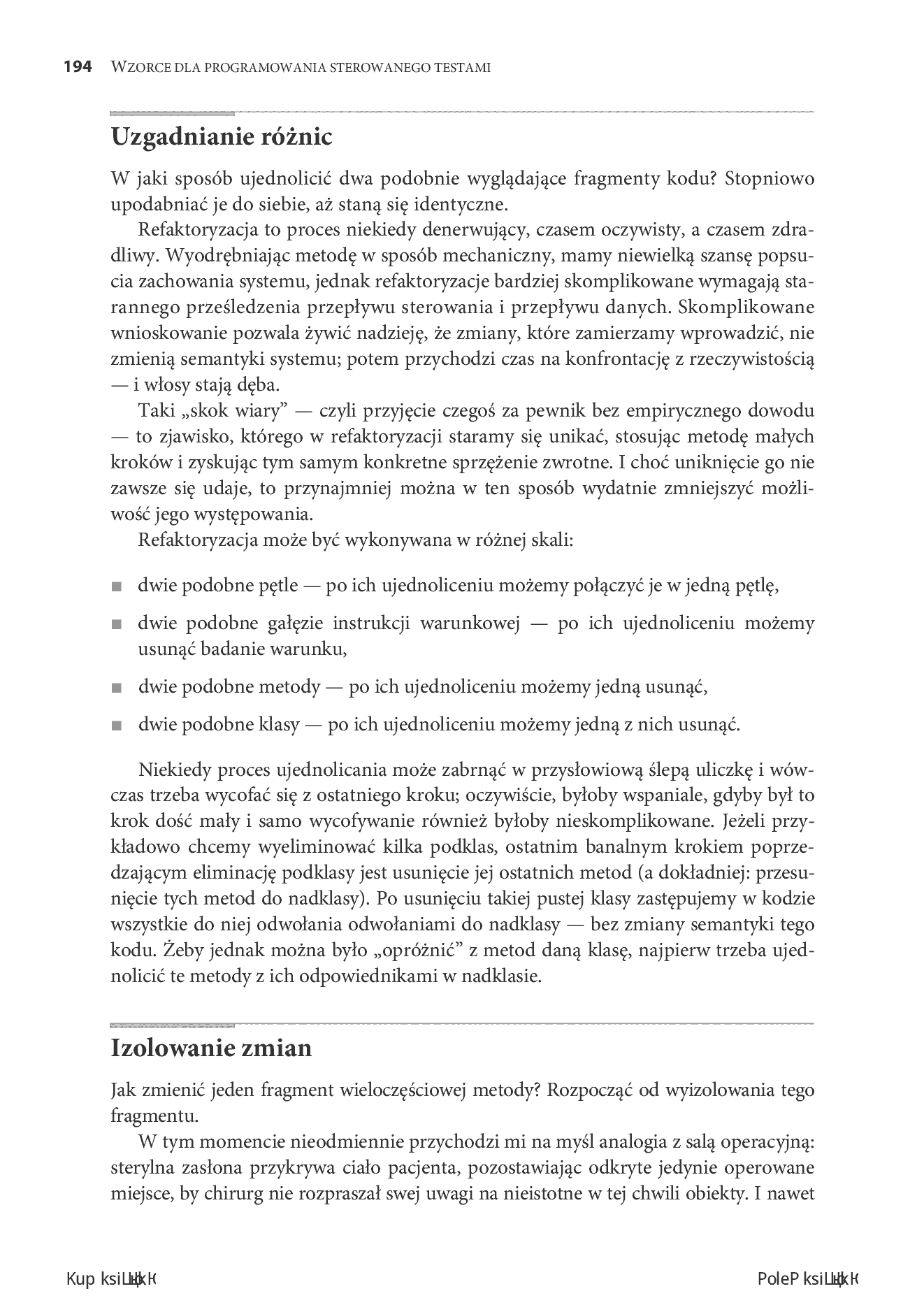 Fragment „TDD. Sztuka tworzenia dobrego kodu” — strona 6 z 22
