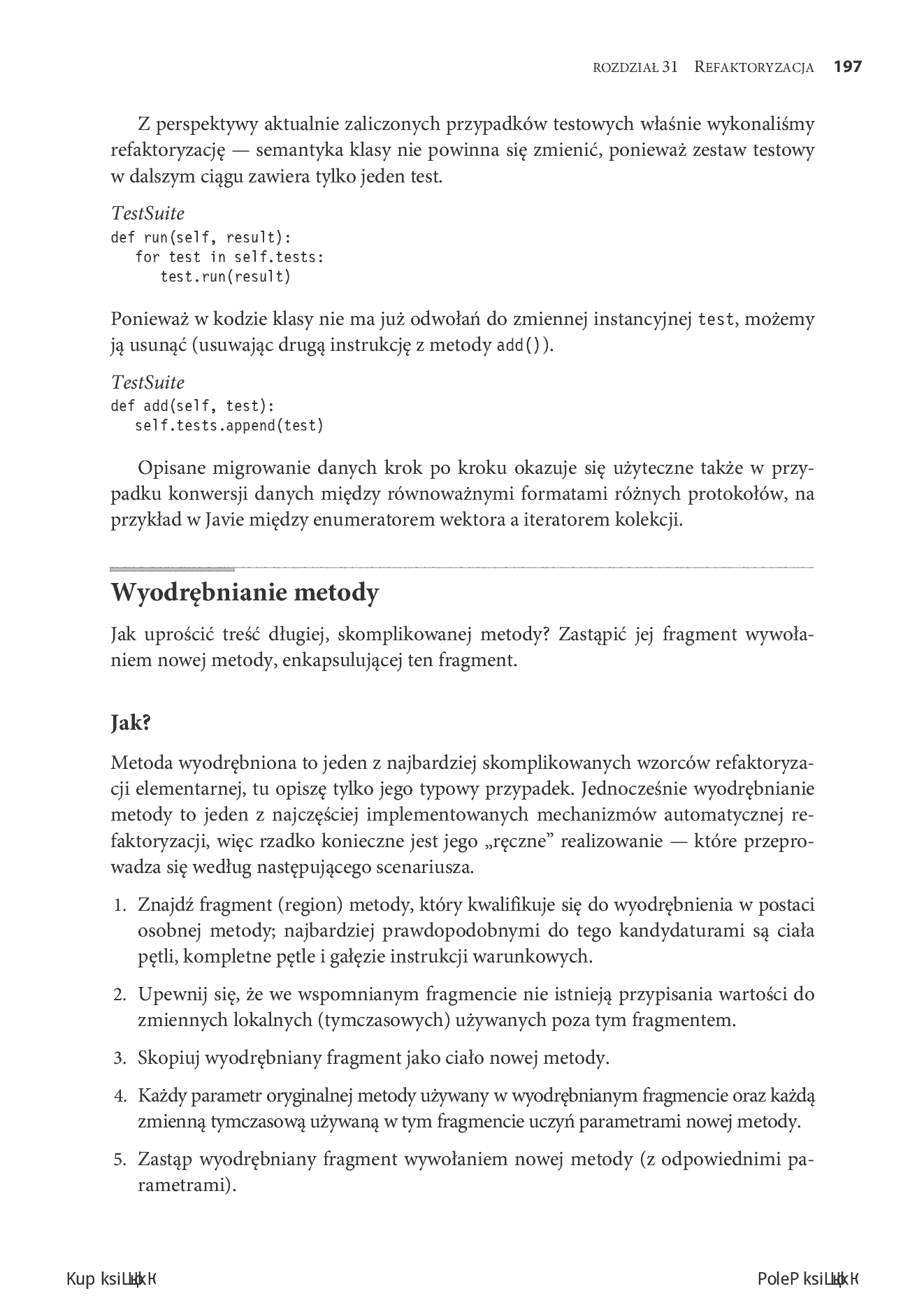 Fragment „TDD. Sztuka tworzenia dobrego kodu” — strona 9 z 22