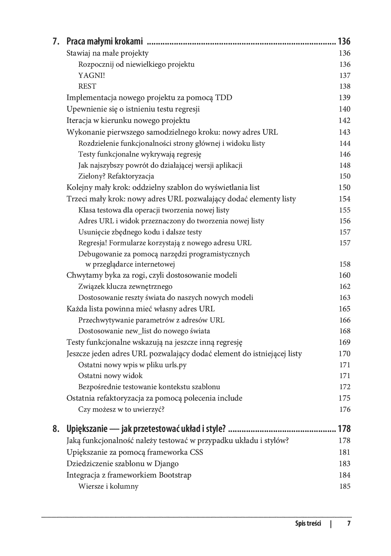 Fragment „Test-Driven Development w Pythonie. Praktyczne tworzenie aplikacji z Django, Selenium i JavaScript. Wydanie III” — strona 5 z 30