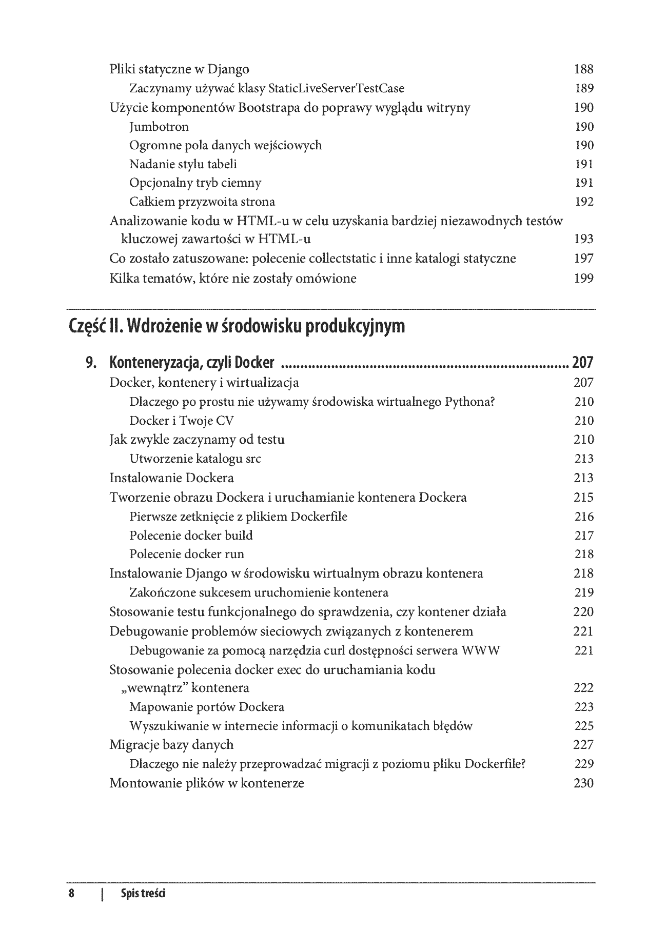 Fragment „Test-Driven Development w Pythonie. Praktyczne tworzenie aplikacji z Django, Selenium i JavaScript. Wydanie III” — strona 6 z 30