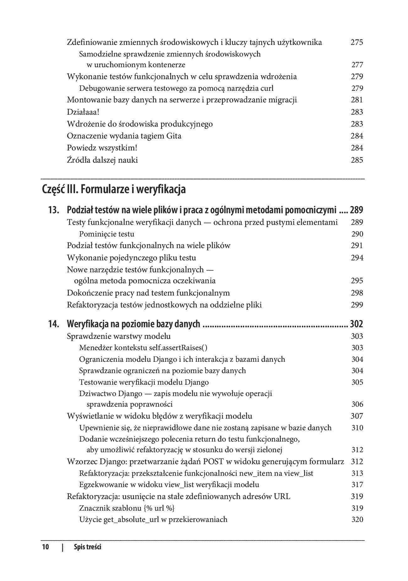 Fragment „Test-Driven Development w Pythonie. Praktyczne tworzenie aplikacji z Django, Selenium i JavaScript. Wydanie III” — strona 8 z 30