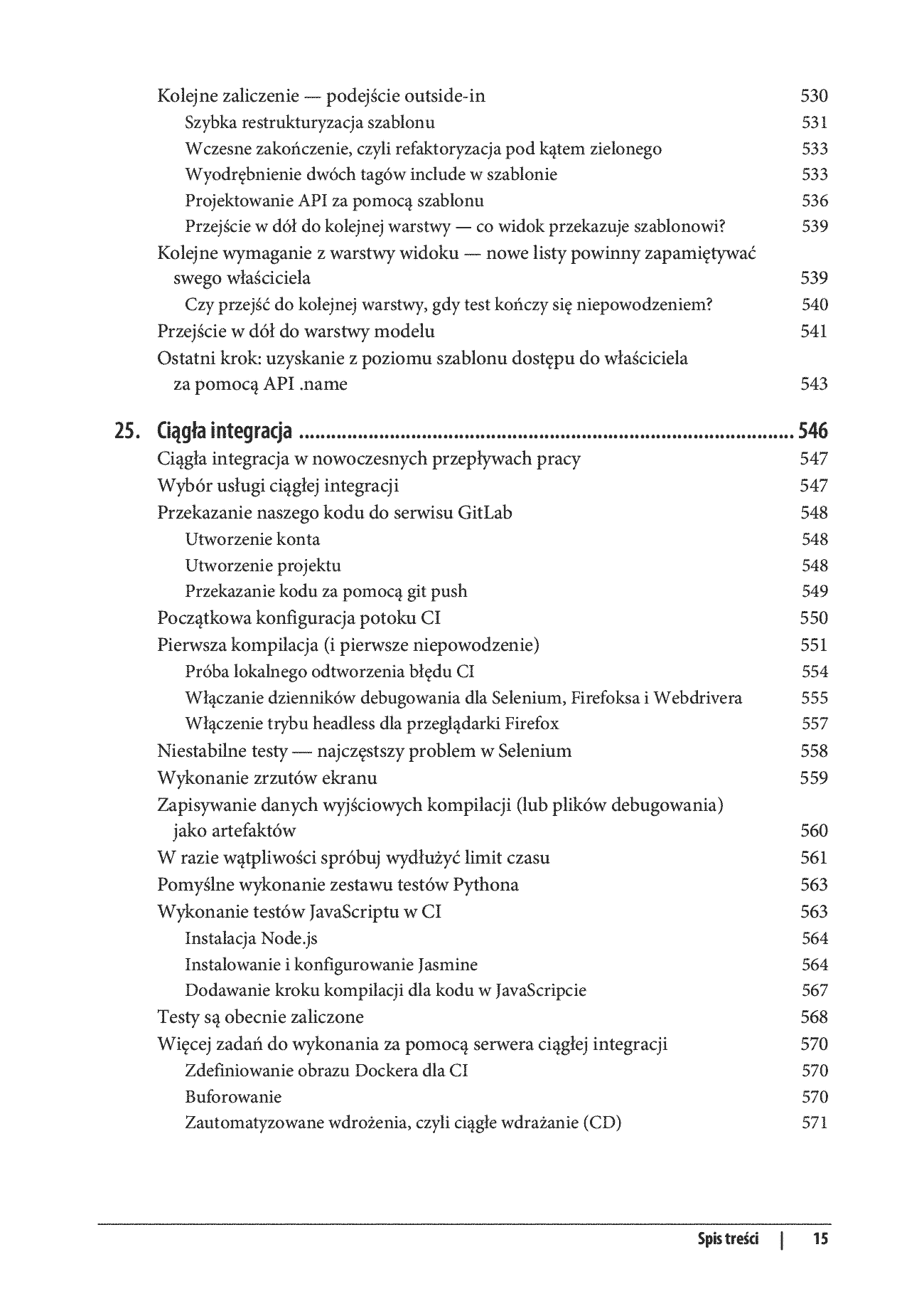 Fragment „Test-Driven Development w Pythonie. Praktyczne tworzenie aplikacji z Django, Selenium i JavaScript. Wydanie III” — strona 13 z 30