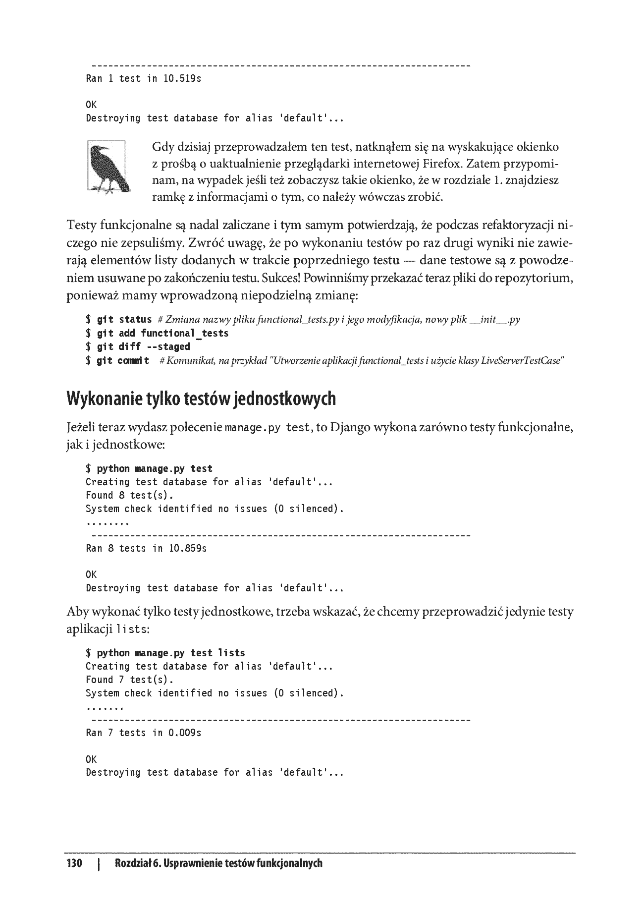 Fragment „Test-Driven Development w Pythonie. Praktyczne tworzenie aplikacji z Django, Selenium i JavaScript. Wydanie III” — strona 18 z 30