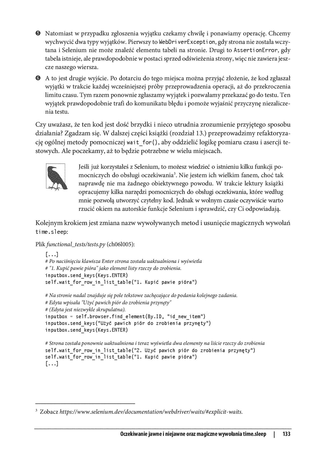 Fragment „Test-Driven Development w Pythonie. Praktyczne tworzenie aplikacji z Django, Selenium i JavaScript. Wydanie III” — strona 21 z 30