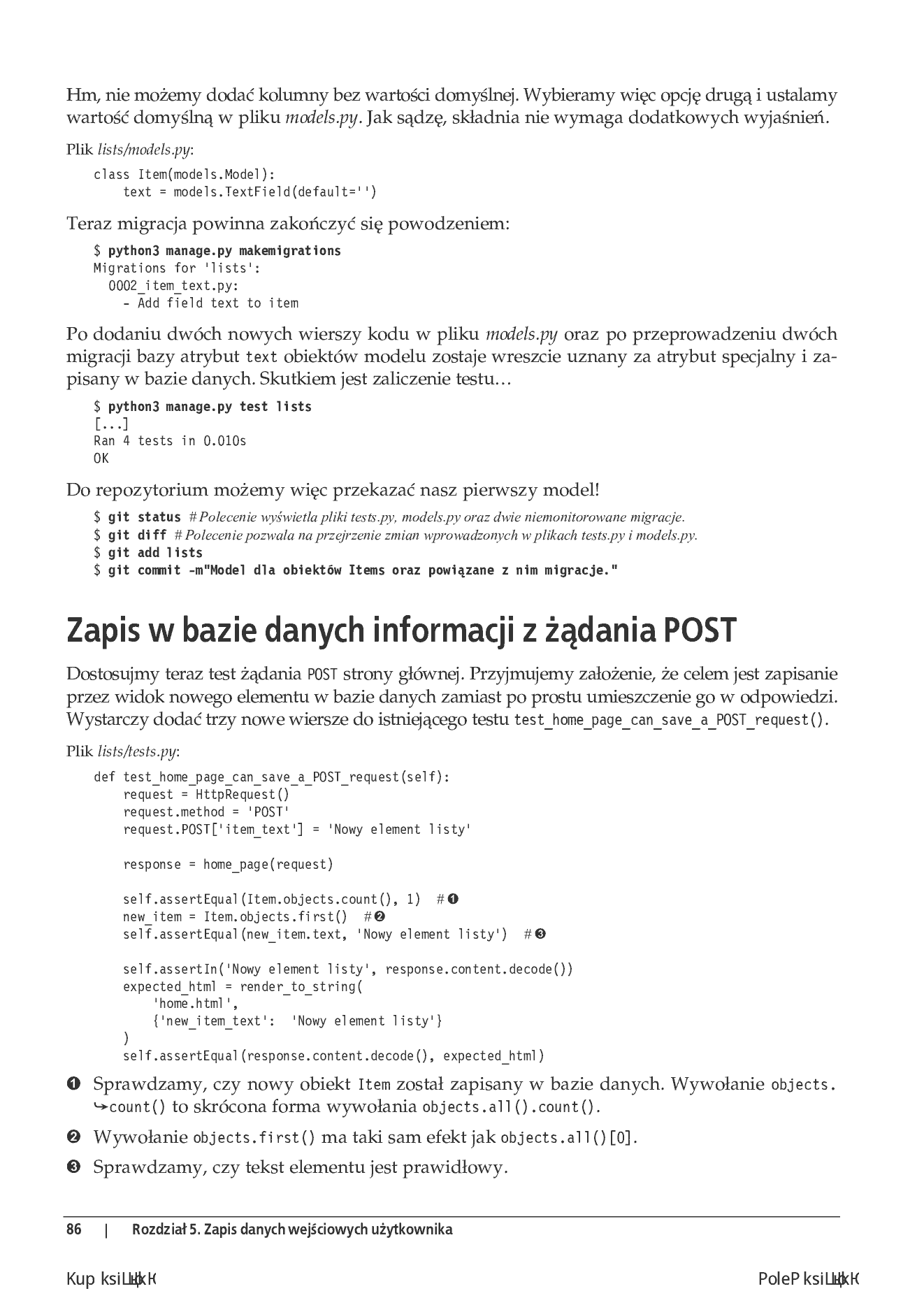 Fragment „TDD w praktyce. Niezawodny kod w języku Python” — strona 24 z 30