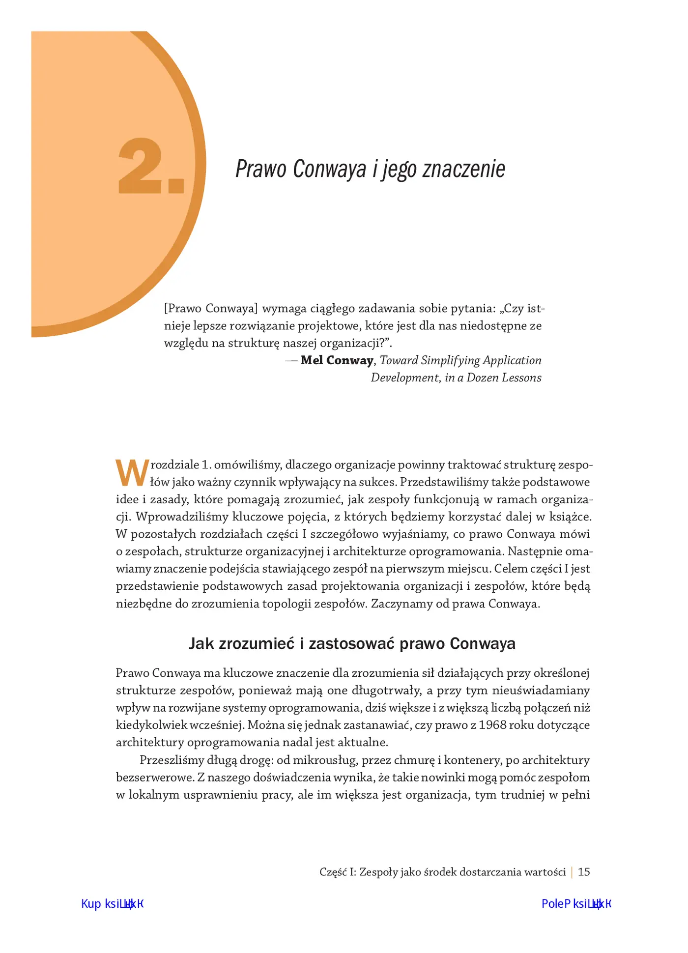 Fragment „Team Topologies. Organizowanie biznesu i zespołów technologicznych dla szybkiego przepływu pracy” — strona 11 z 28