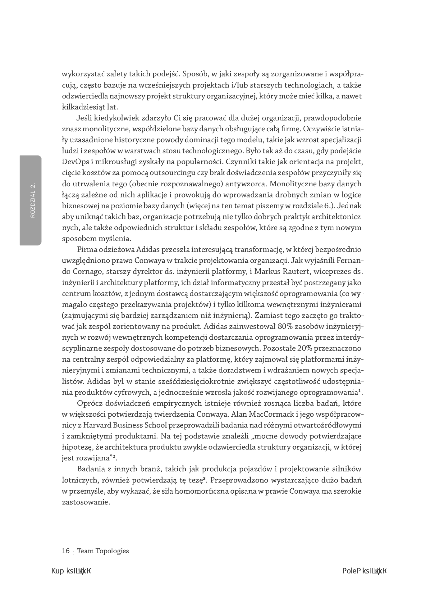 Fragment „Team Topologies. Organizowanie biznesu i zespołów technologicznych dla szybkiego przepływu pracy” — strona 12 z 28