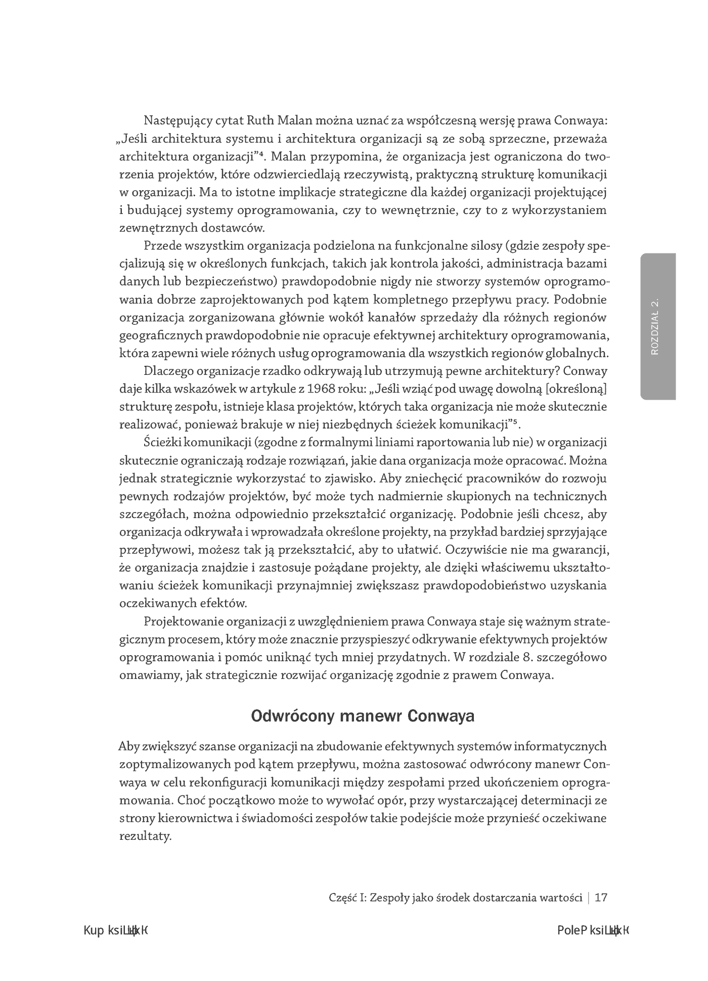 Fragment „Team Topologies. Organizowanie biznesu i zespołów technologicznych dla szybkiego przepływu pracy” — strona 13 z 28
