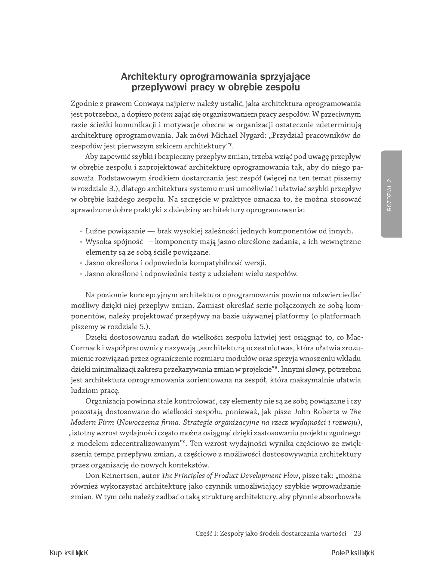 Fragment „Team Topologies. Organizowanie biznesu i zespołów technologicznych dla szybkiego przepływu pracy” — strona 19 z 28