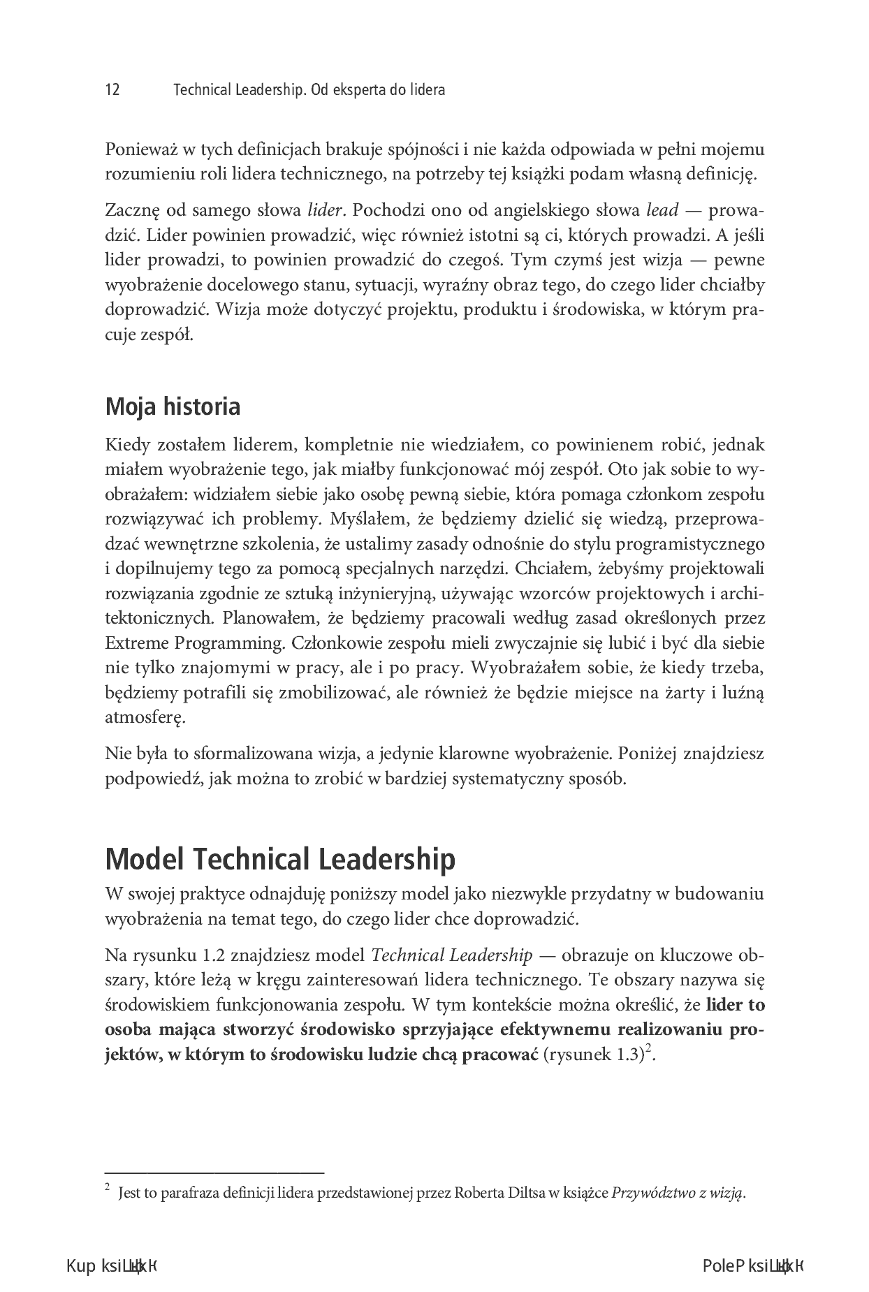 Fragment „Technical Leadership. Od eksperta do lidera. Wydanie II poszerzone” — strona 10 z 22