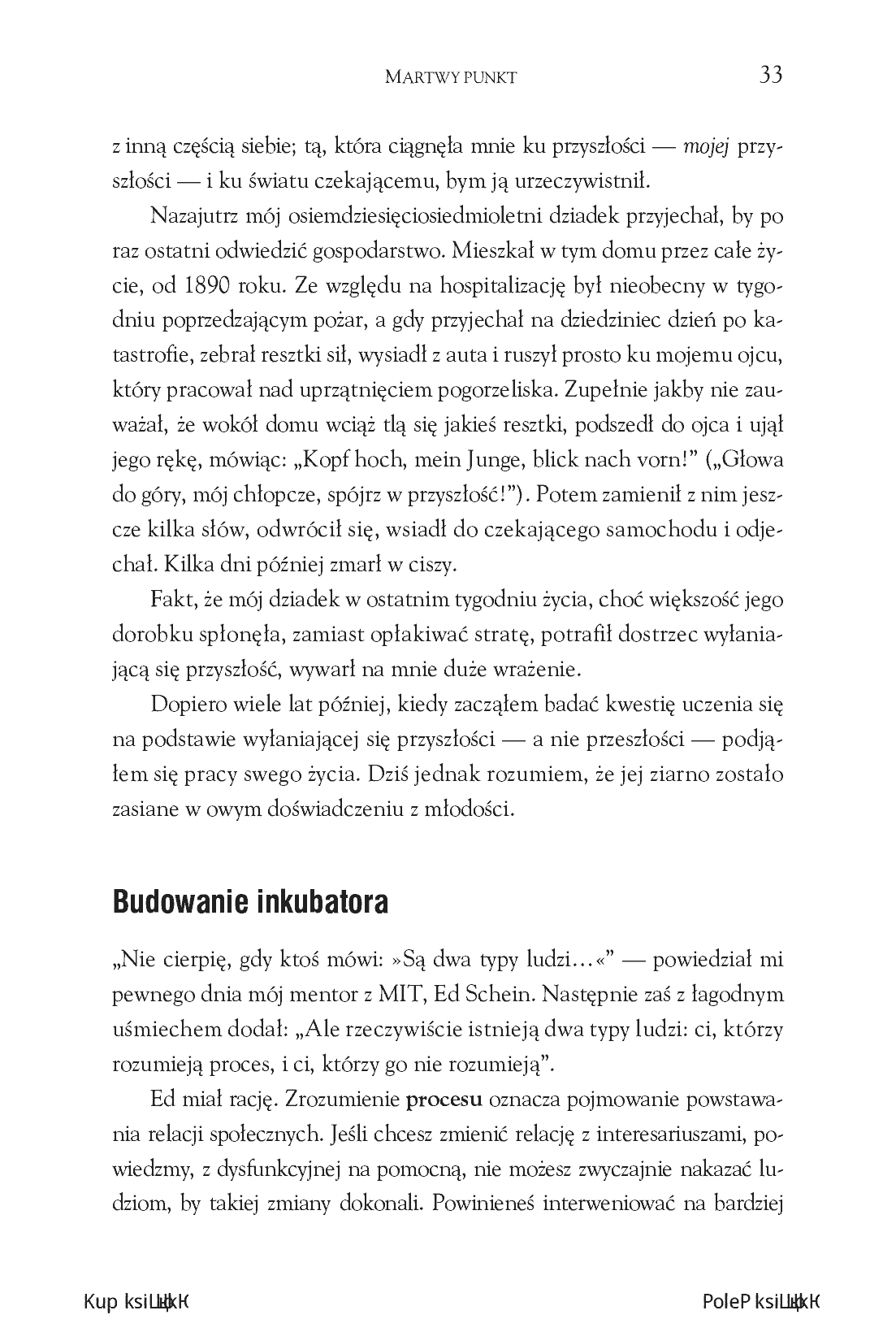 Fragment „Teoria U dla świadomych liderów. Jak wzmocnić potencjał organizacji i kształtować jej przyszłość” — strona 17 z 22