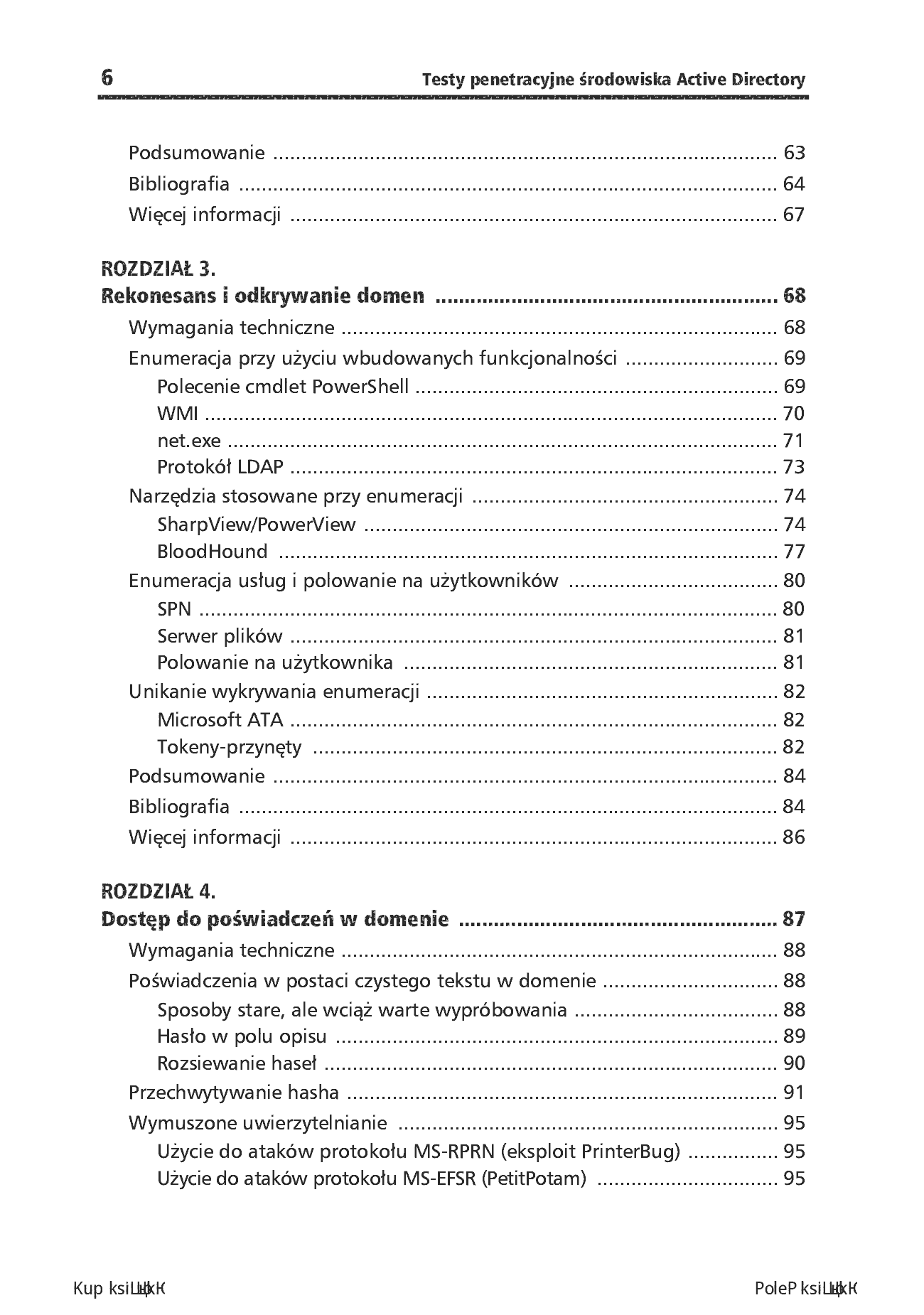 Fragment „Testy penetracyjne środowiska Active Directory i infrastruktury opartej na systemie Windows” — strona 4 z 30