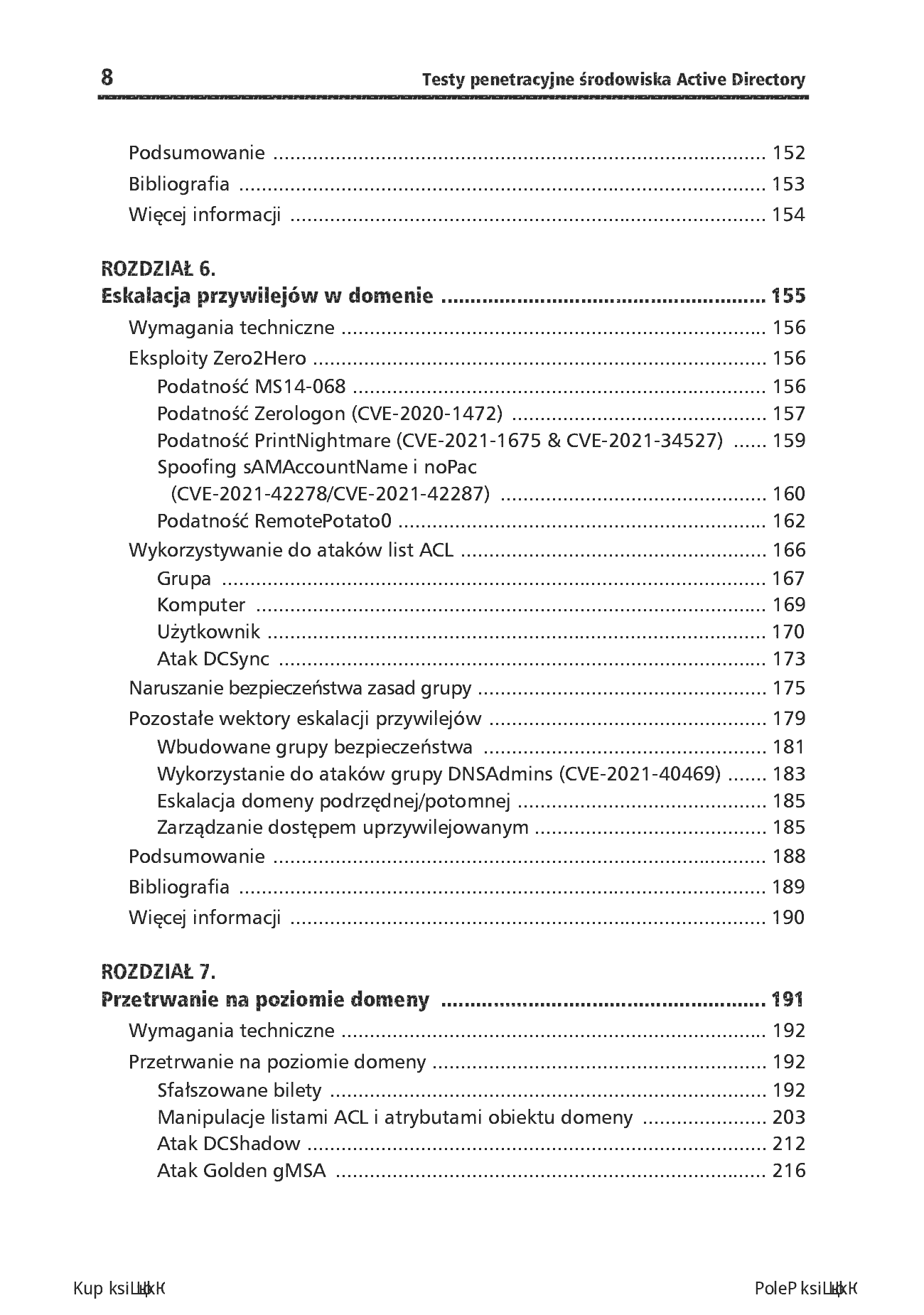 Fragment „Testy penetracyjne środowiska Active Directory i infrastruktury opartej na systemie Windows” — strona 6 z 30