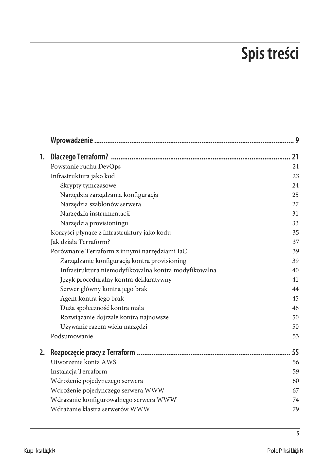 Fragment „Terraform. Krótkie wprowadzenie. Tworzenie infrastruktury za pomocą kodu. Wydanie II” — strona 3 z 30