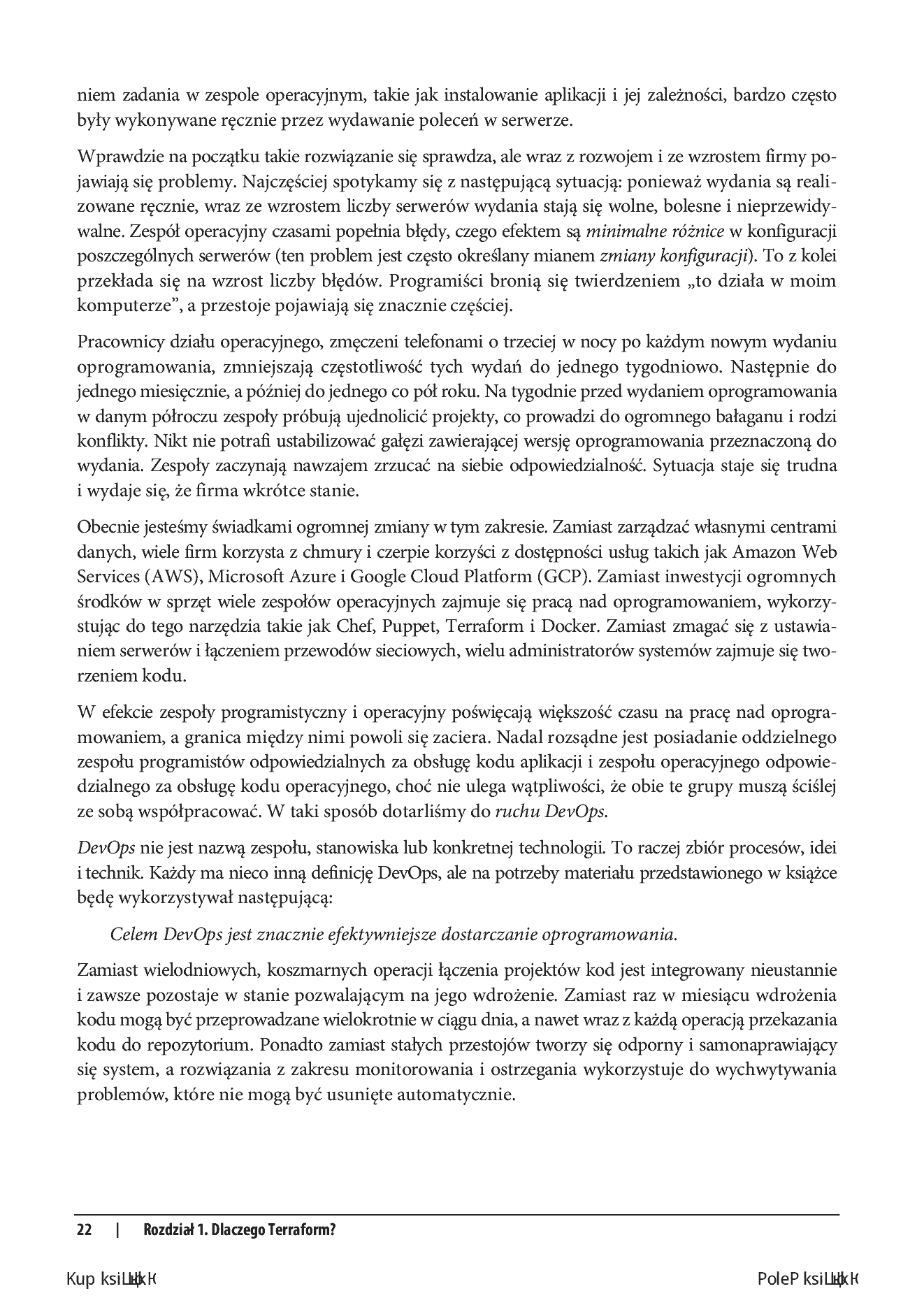 Fragment „Terraform. Krótkie wprowadzenie. Tworzenie infrastruktury za pomocą kodu. Wydanie II” — strona 8 z 30