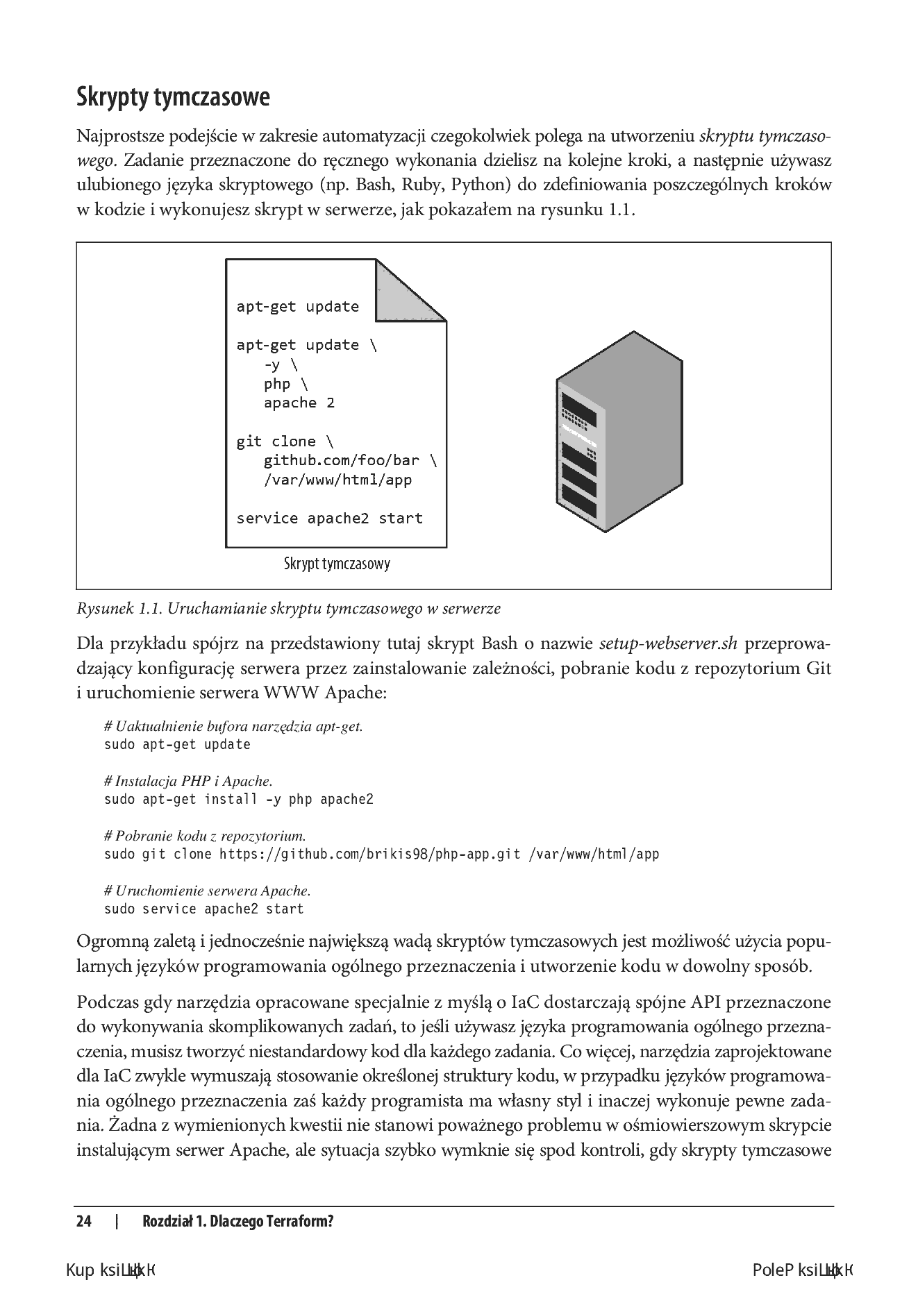 Fragment „Terraform. Krótkie wprowadzenie. Tworzenie infrastruktury za pomocą kodu. Wydanie II” — strona 10 z 30