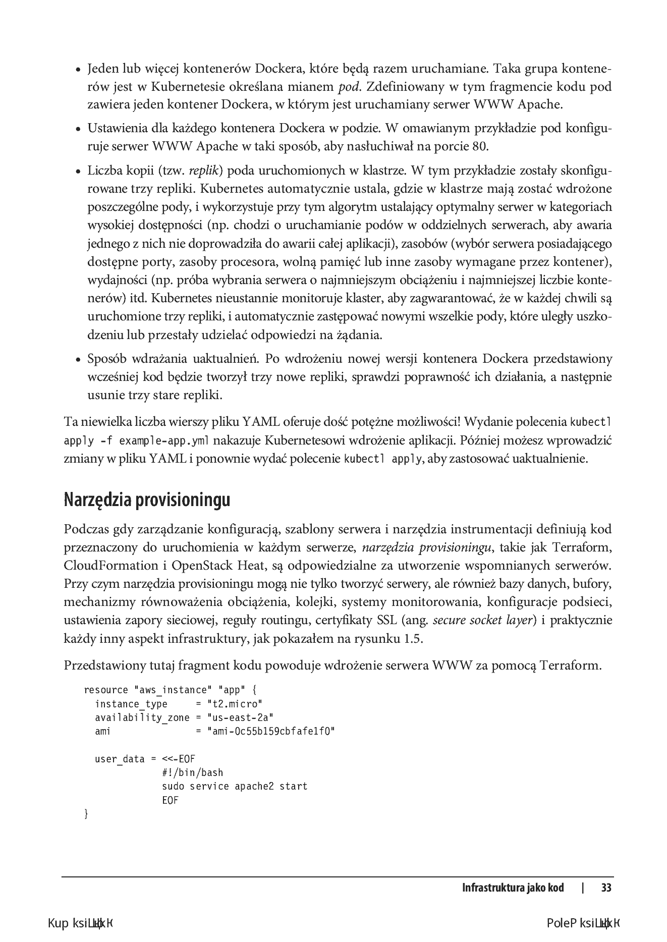 Fragment „Terraform. Krótkie wprowadzenie. Tworzenie infrastruktury za pomocą kodu. Wydanie II” — strona 19 z 30