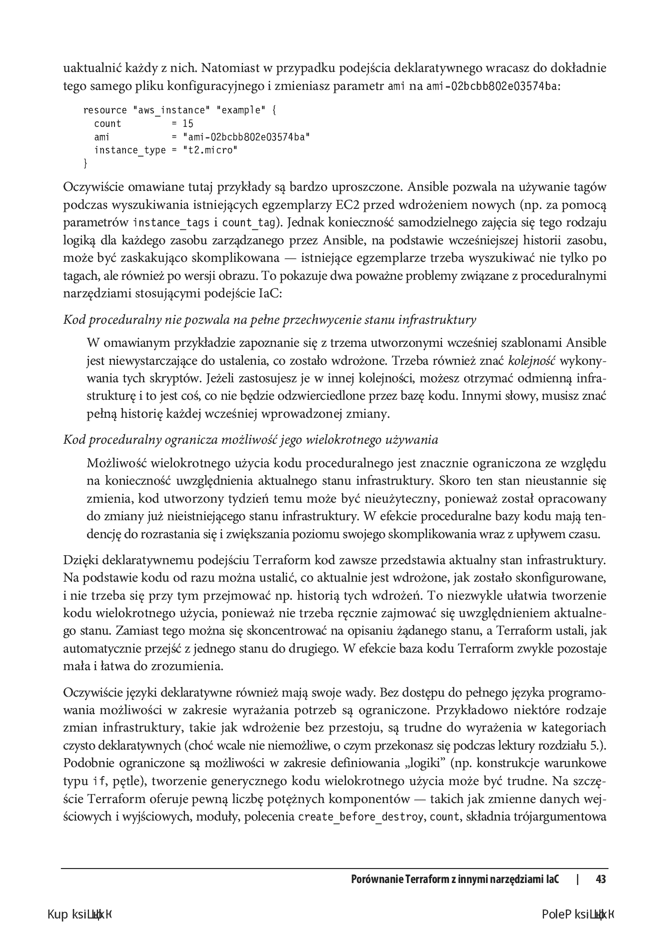 Fragment „Terraform. Krótkie wprowadzenie. Tworzenie infrastruktury za pomocą kodu. Wydanie II” — strona 29 z 30