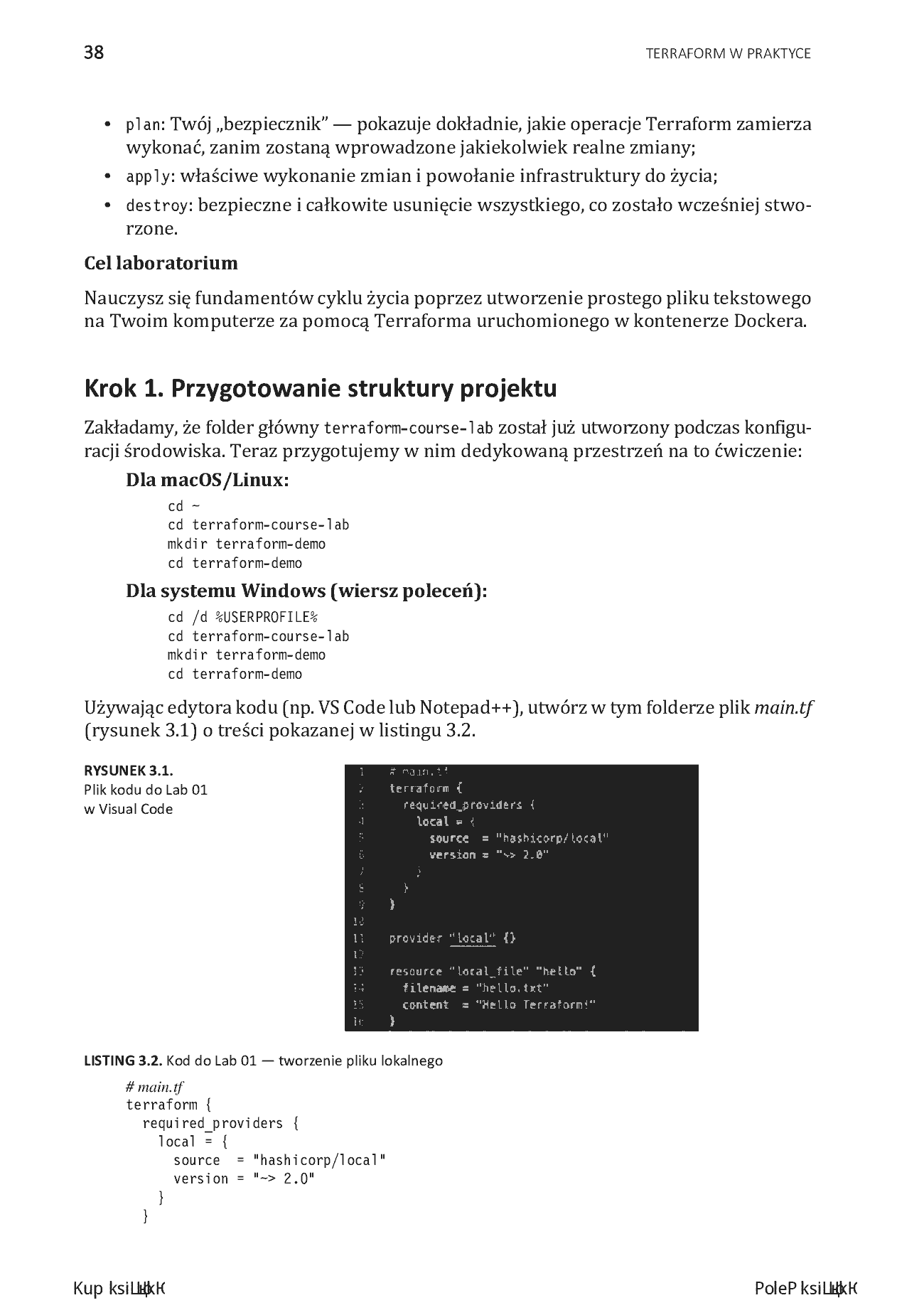 Fragment „Terraform w praktyce. Buduj i automatyzuj infrastrukturę chmurową oraz zarządzaj nią z wykorzystaniem Dockera” — strona 12 z 22