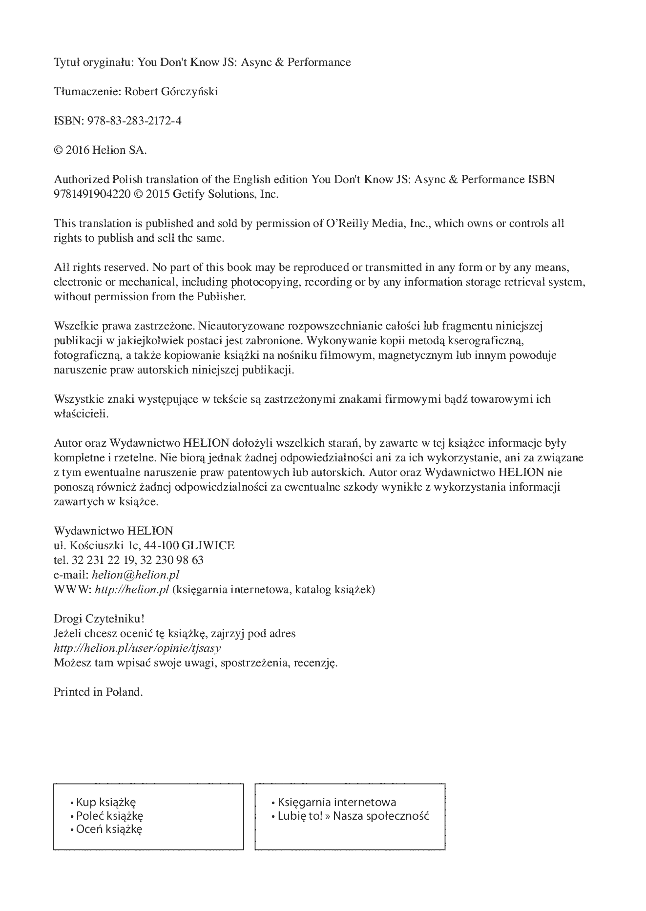 Fragment „Tajniki języka JavaScript. Asynchroniczność i wydajność” — strona 2 z 30