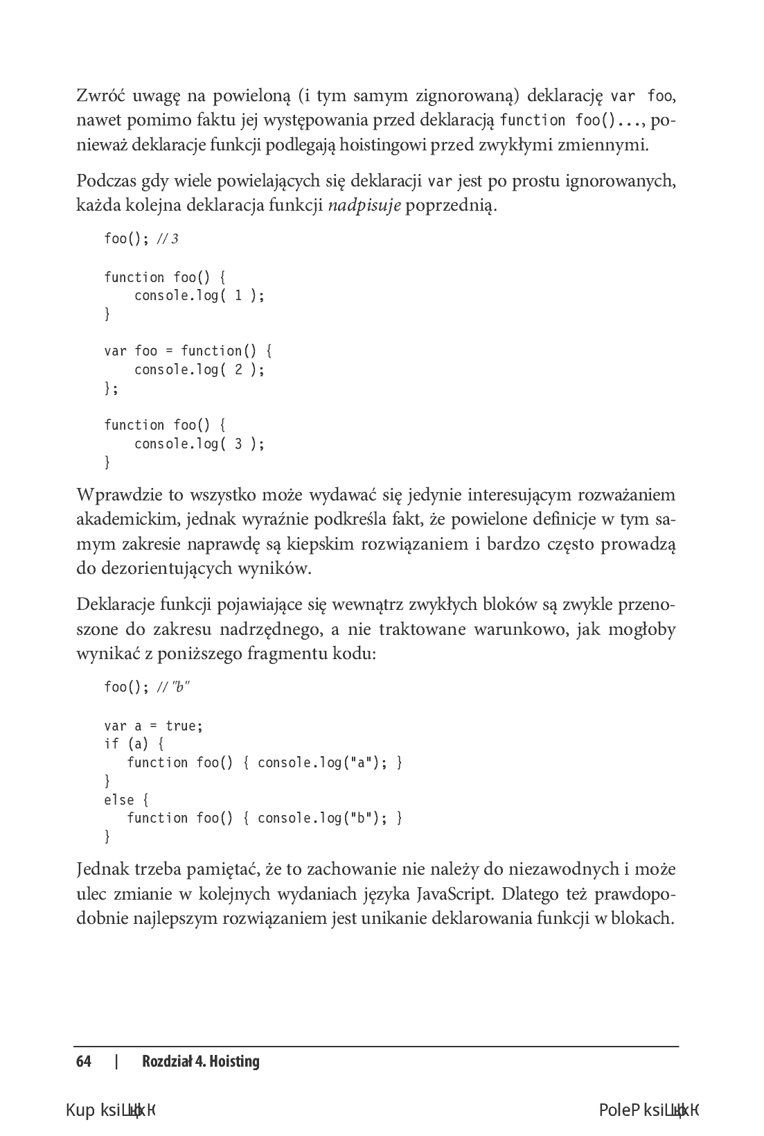 Fragment „Tajniki języka JavaScript. Zakresy i domknięcia” — strona 10 z 18