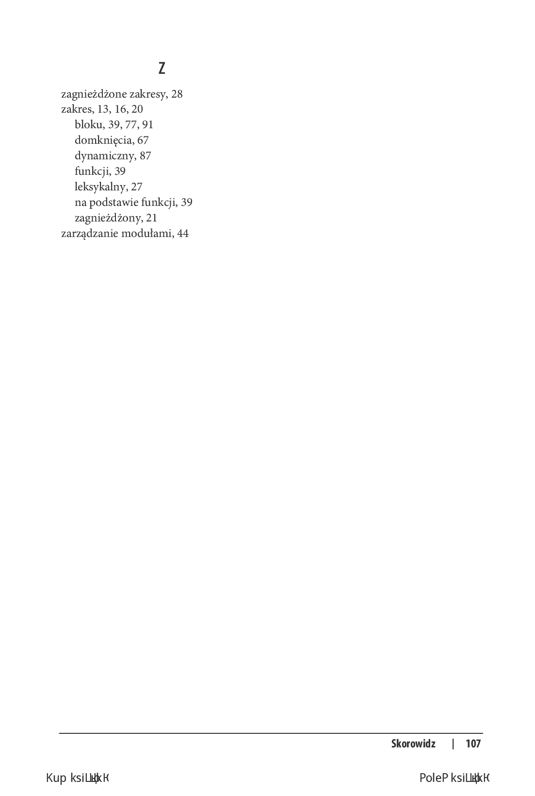Fragment „Tajniki języka JavaScript. Zakresy i domknięcia” — strona 15 z 18