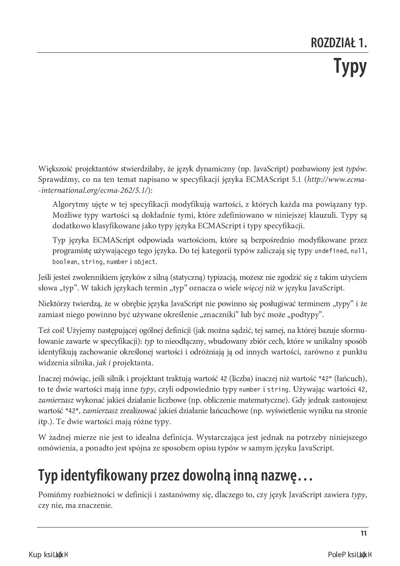 Fragment „Tajniki języka JavaScript. Typy i składnia” — strona 5 z 16