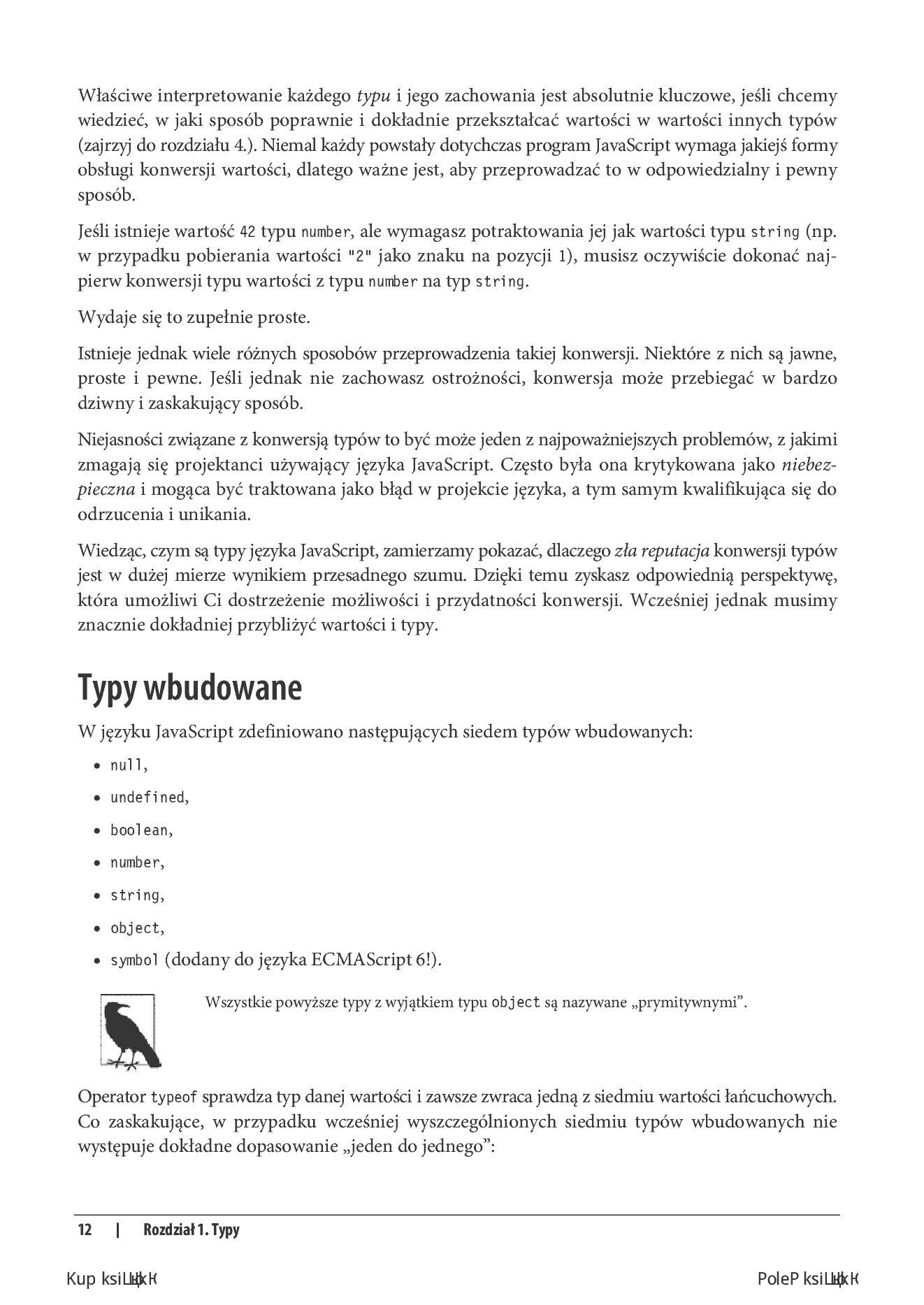 Fragment „Tajniki języka JavaScript. Typy i składnia” — strona 6 z 16