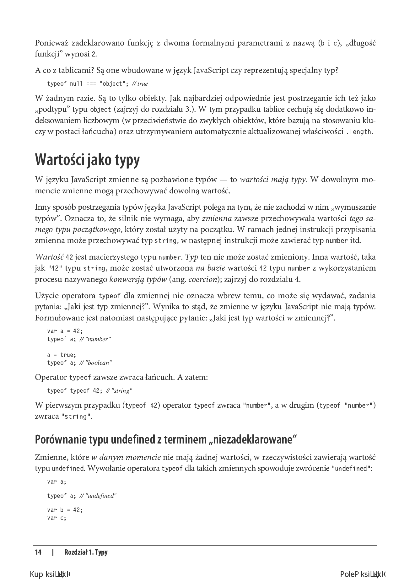 Fragment „Tajniki języka JavaScript. Typy i składnia” — strona 8 z 16