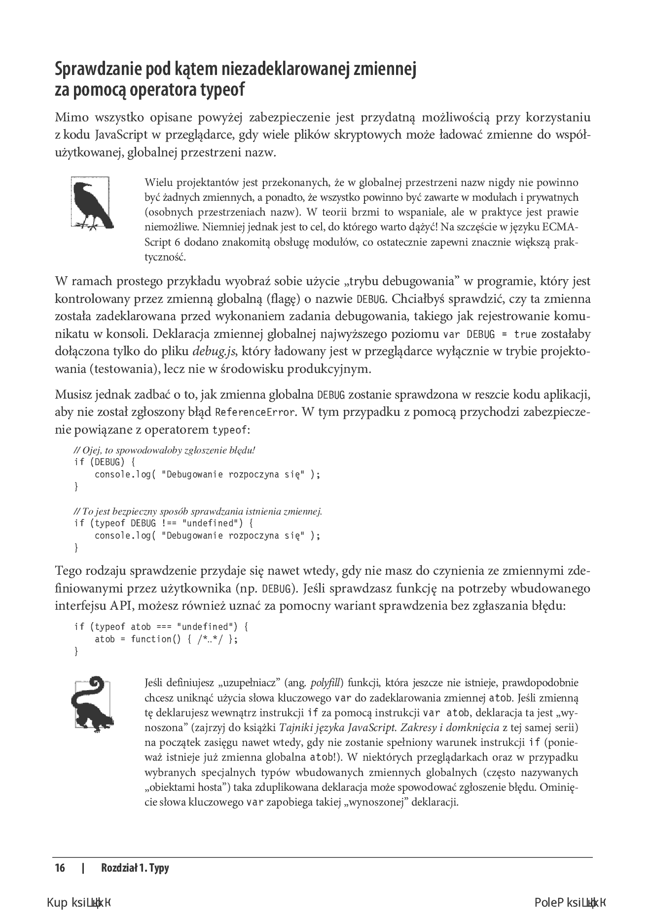 Fragment „Tajniki języka JavaScript. Typy i składnia” — strona 10 z 16