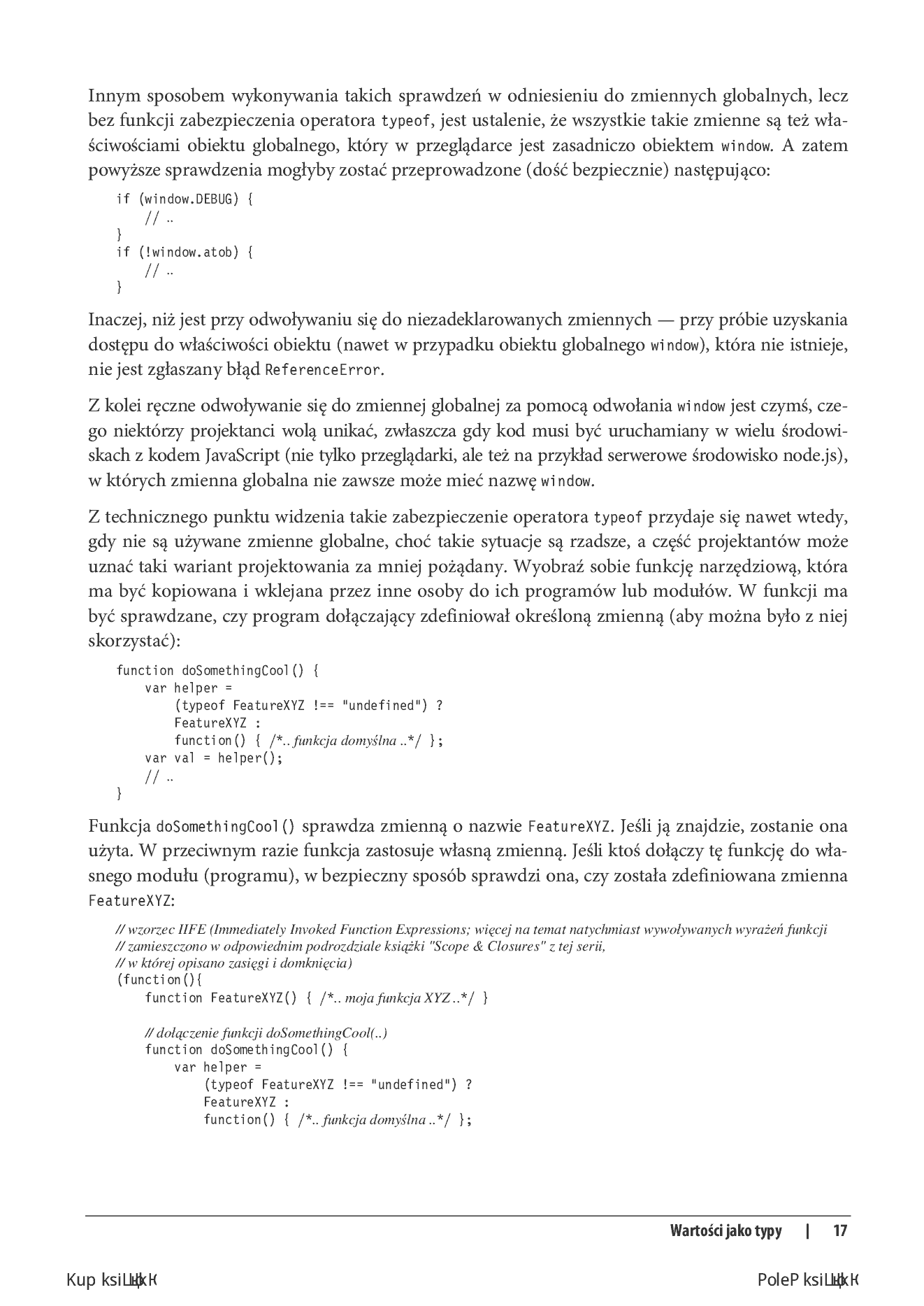 Fragment „Tajniki języka JavaScript. Typy i składnia” — strona 11 z 16