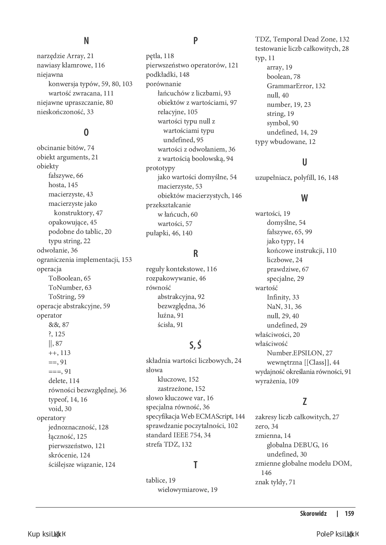 Fragment „Tajniki języka JavaScript. Typy i składnia” — strona 14 z 16