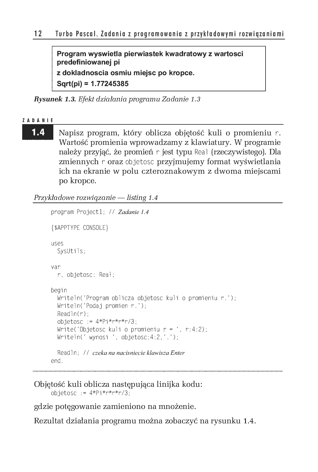 Fragment „Turbo Pascal. Zadania z programowania z przykładowymi rozwiązaniami” — strona 9 z 14