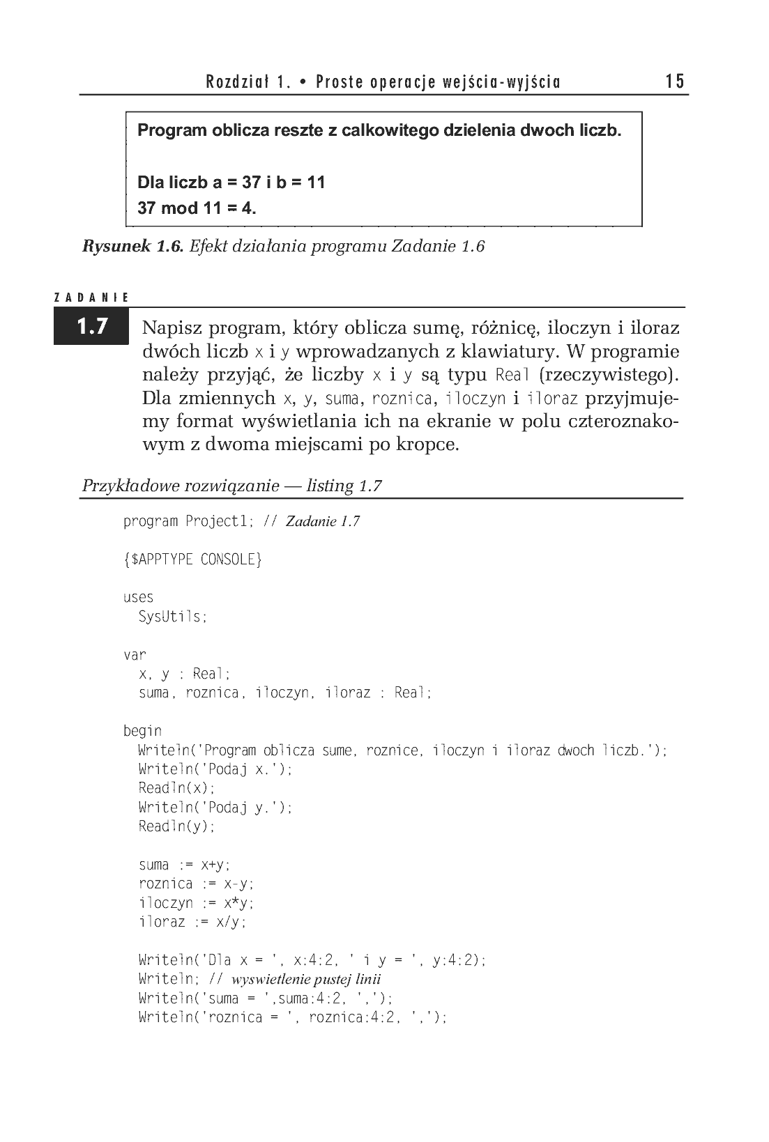 Fragment „Turbo Pascal. Zadania z programowania z przykładowymi rozwiązaniami” — strona 12 z 14