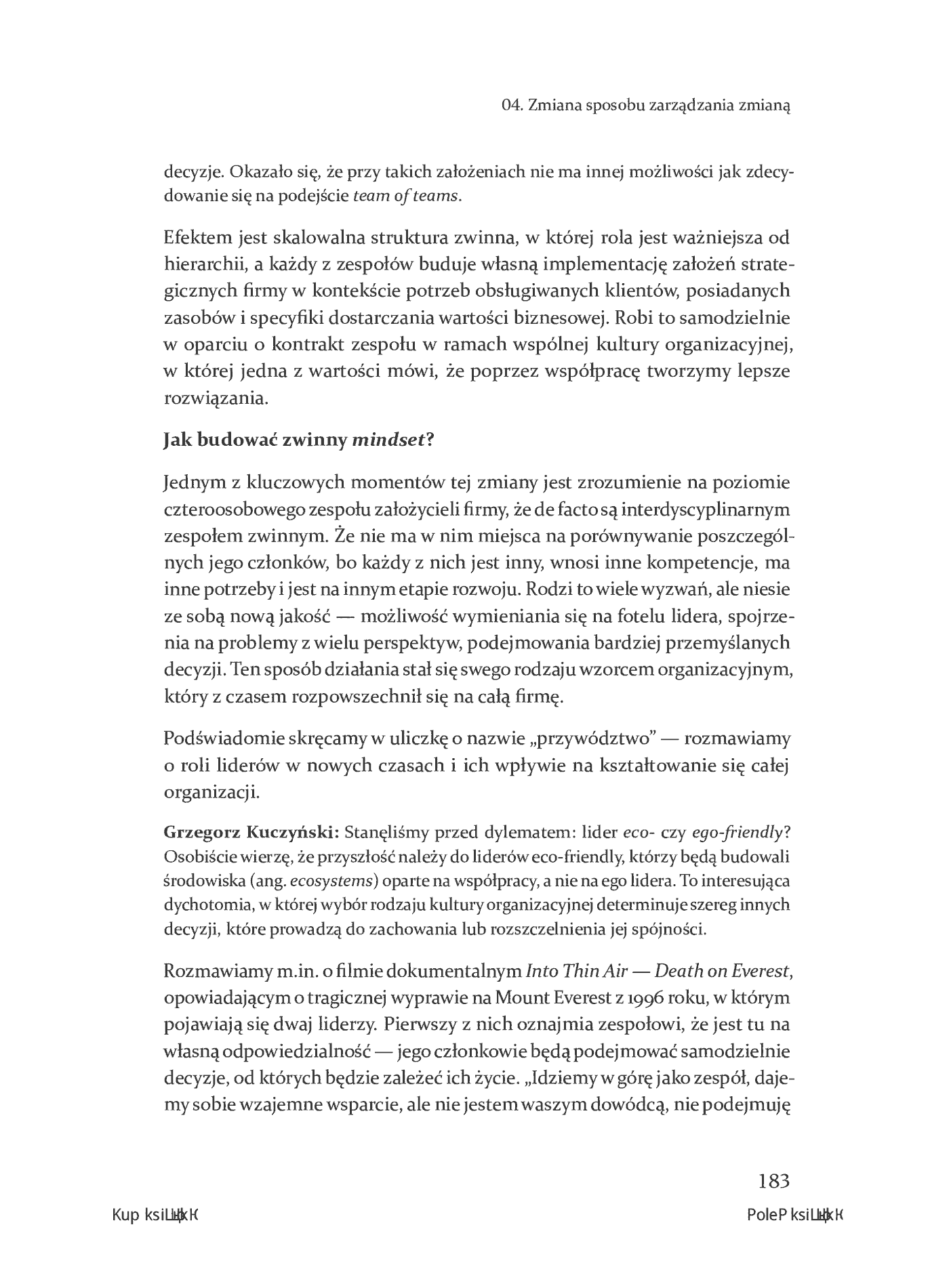 Fragment „TRANSFORMACJA AGILE. Struktury, procesy i sposoby myślenia w erze cyfrowej” — strona 23 z 28