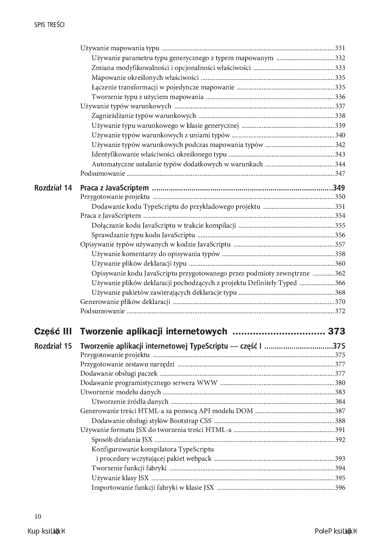 Fragment „TypeScript. Od początkującego do profesjonalisty” — strona 8 z 30