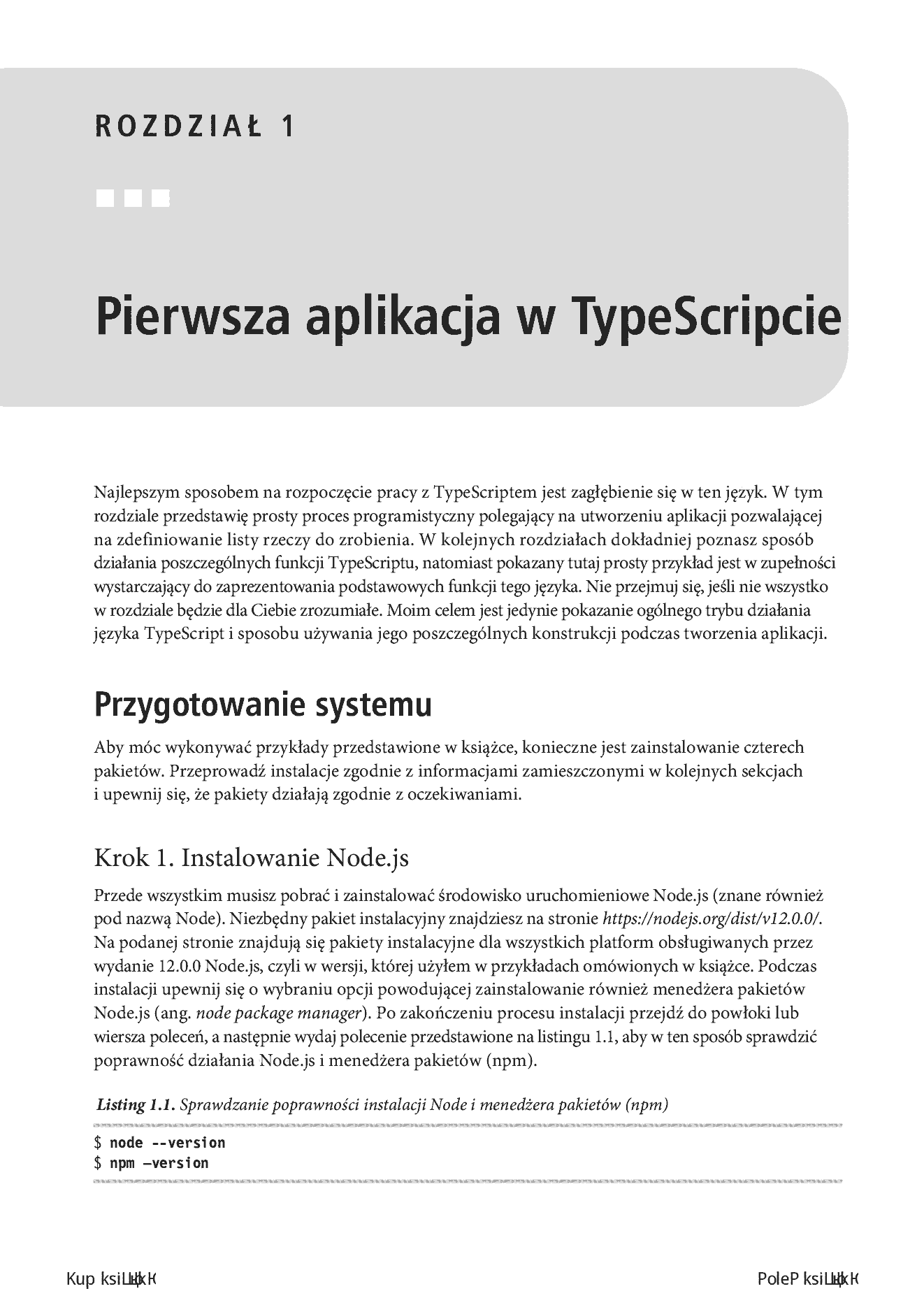 Fragment „TypeScript. Od początkującego do profesjonalisty” — strona 13 z 30