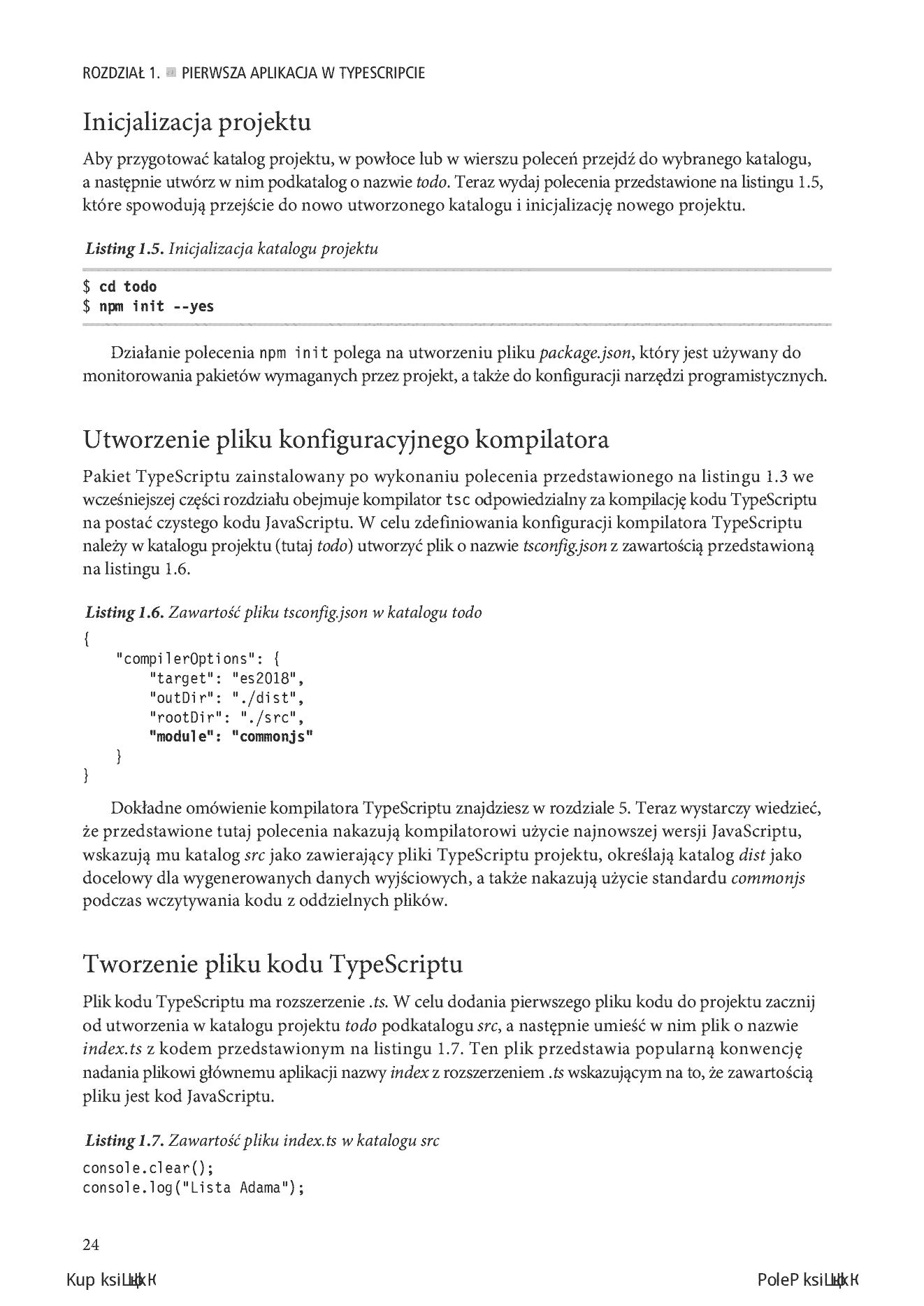 Fragment „TypeScript. Od początkującego do profesjonalisty” — strona 16 z 30
