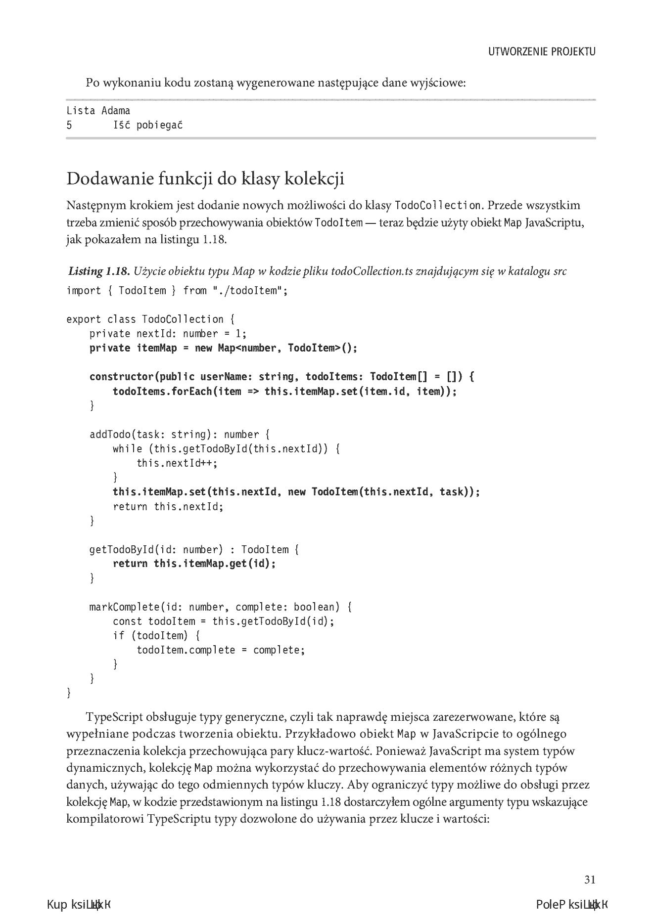 Fragment „TypeScript. Od początkującego do profesjonalisty” — strona 23 z 30