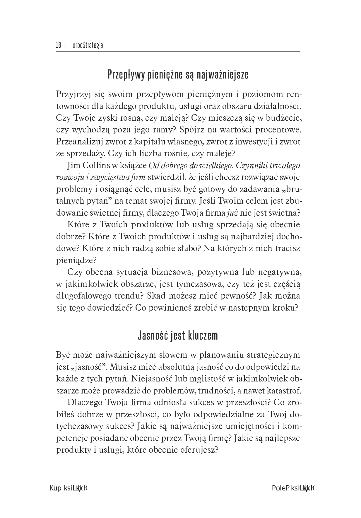 Fragment „TurboStrategia. 21 pewnych dróg do błyskawicznego wzrostu zysków” — strona 6 z 12