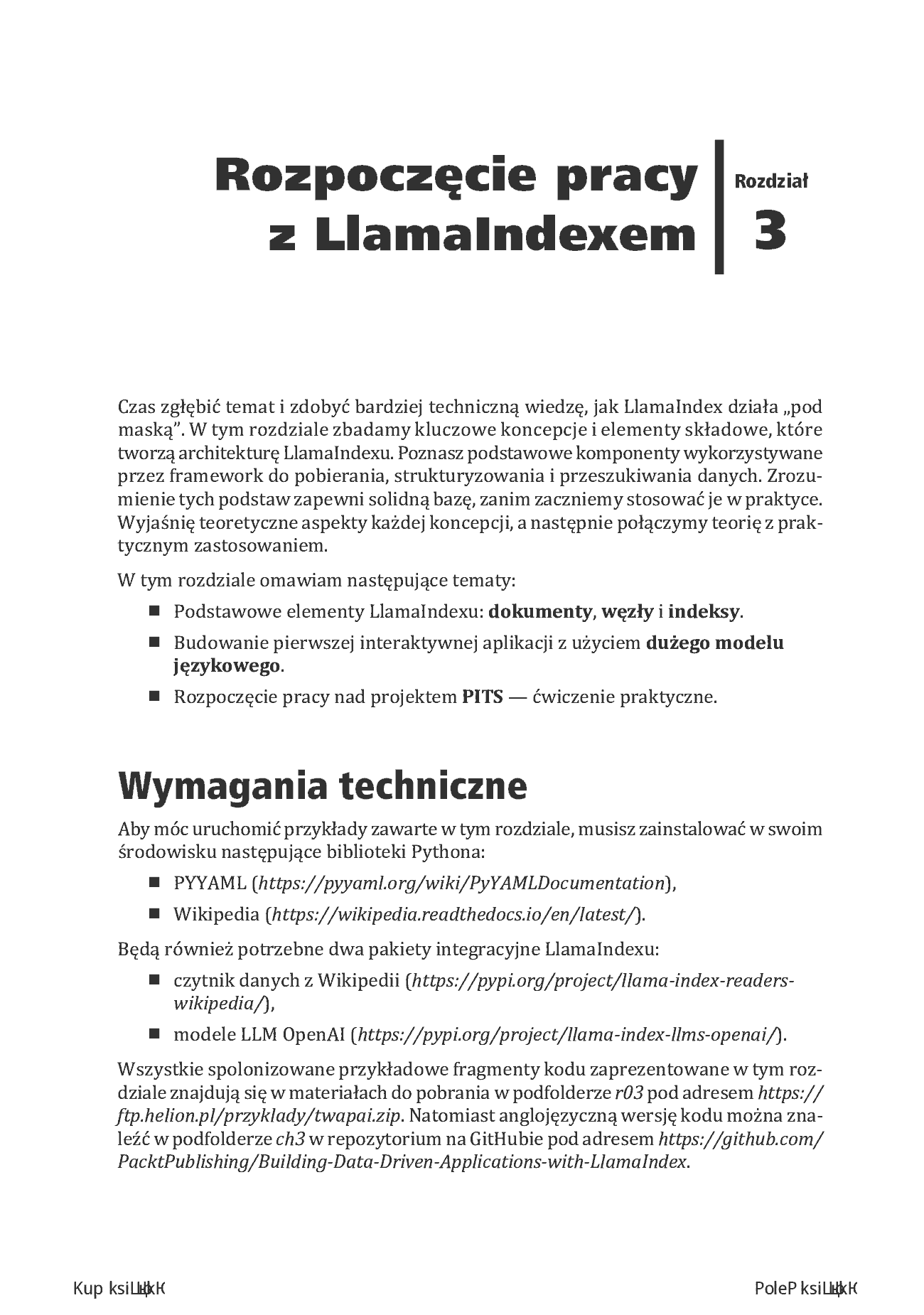 Fragment „Tworzenie aplikacji AI z LlamaIndex. Praktyczny przewodnik po RAG i LLM” — strona 11 z 30