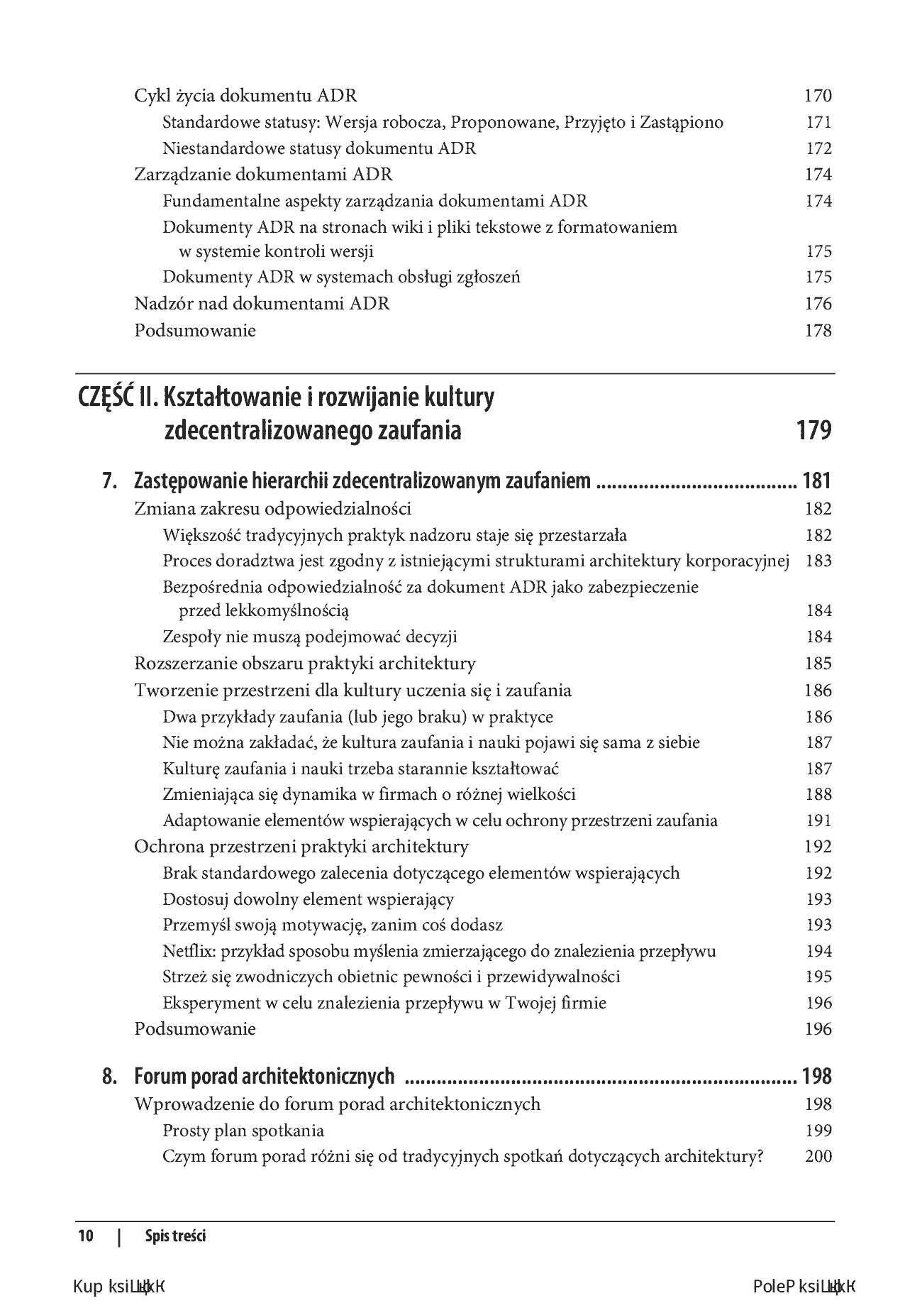 Fragment „Tworzenie architektury oprogramowania. Wspieranie zespołów w podejmowaniu trafnych decyzji” — strona 6 z 30