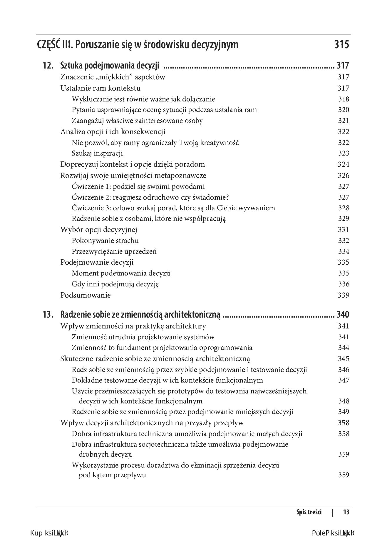 Fragment „Tworzenie architektury oprogramowania. Wspieranie zespołów w podejmowaniu trafnych decyzji” — strona 9 z 30
