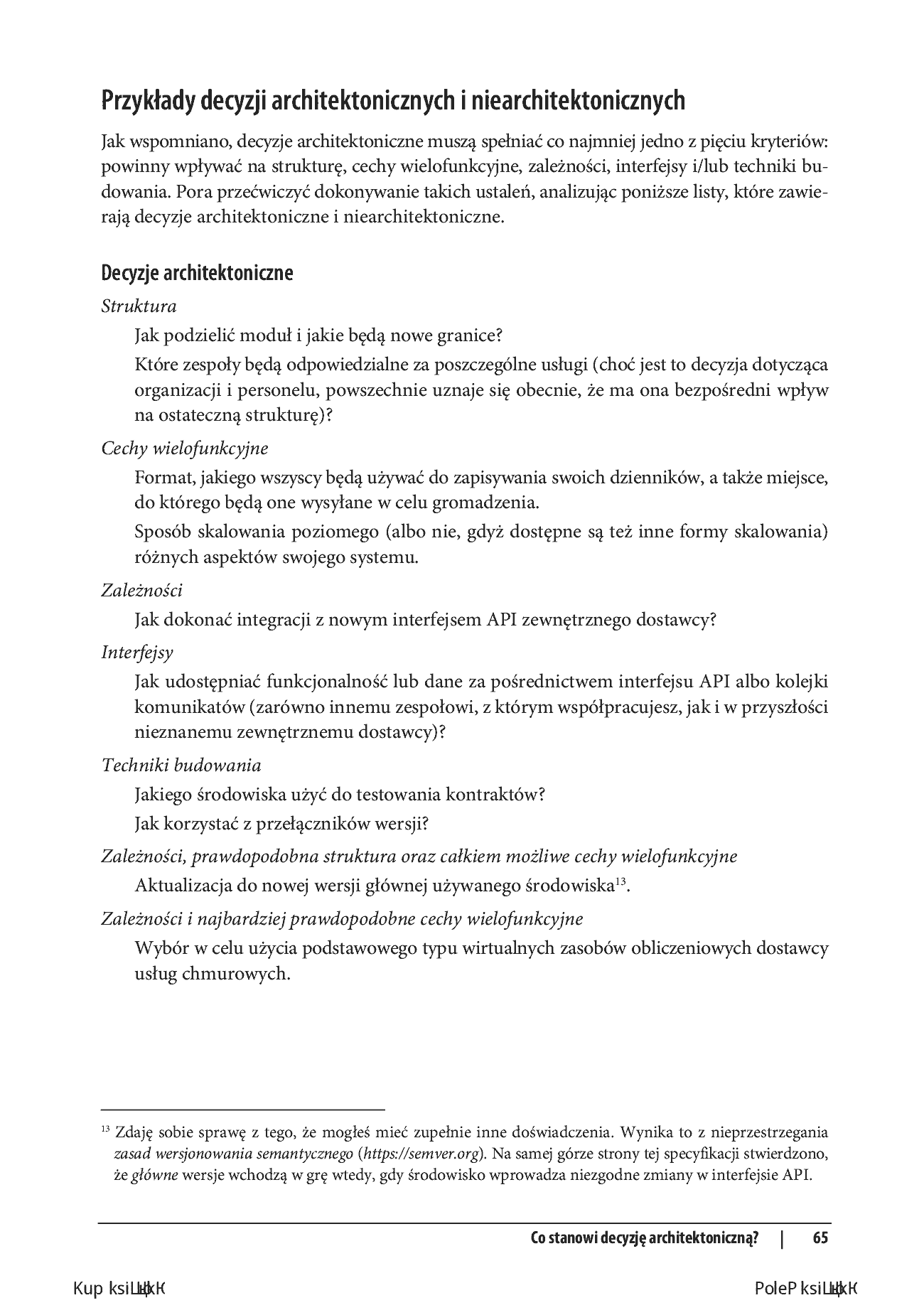 Fragment „Tworzenie architektury oprogramowania. Wspieranie zespołów w podejmowaniu trafnych decyzji” — strona 19 z 30