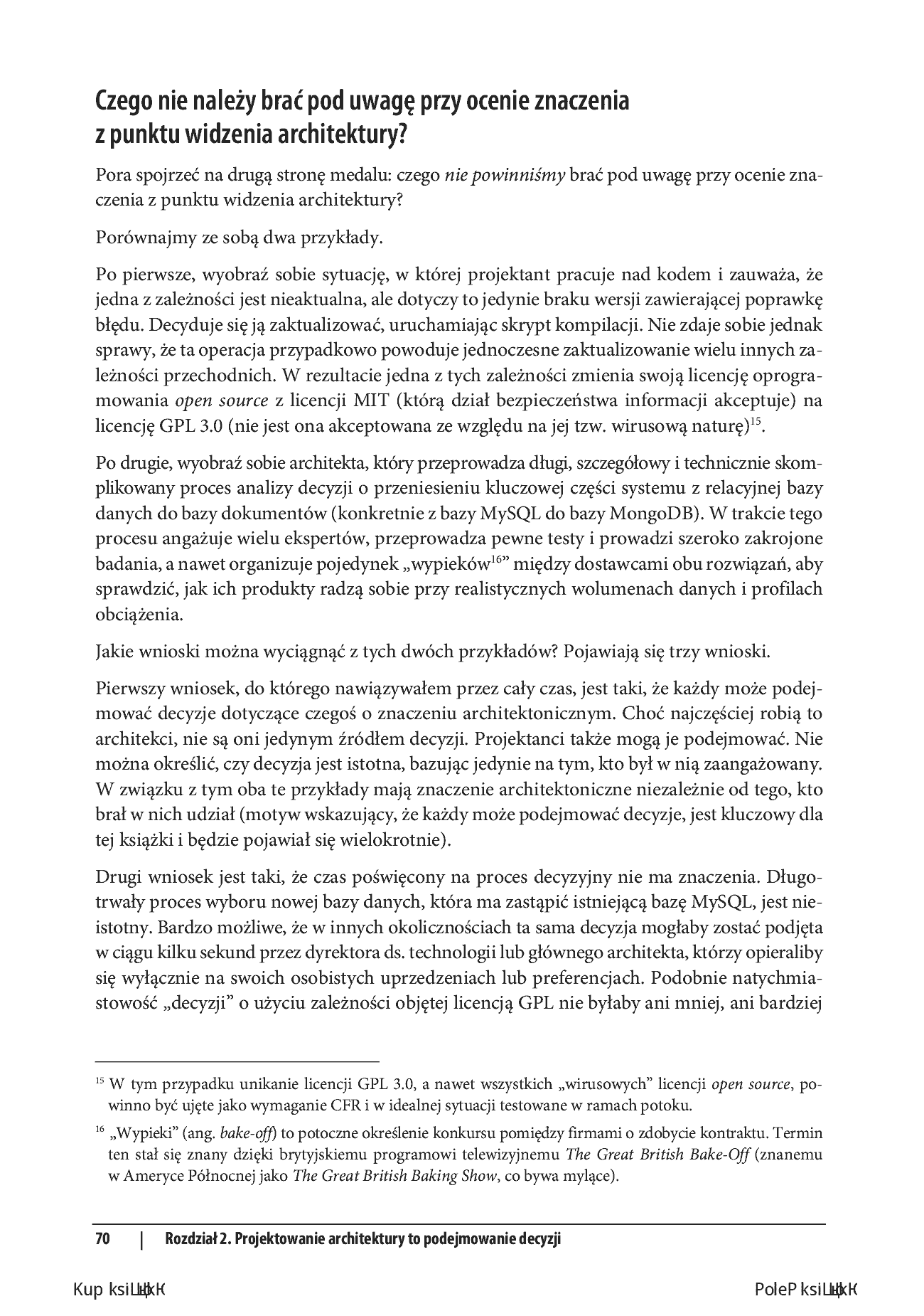 Fragment „Tworzenie architektury oprogramowania. Wspieranie zespołów w podejmowaniu trafnych decyzji” — strona 24 z 30