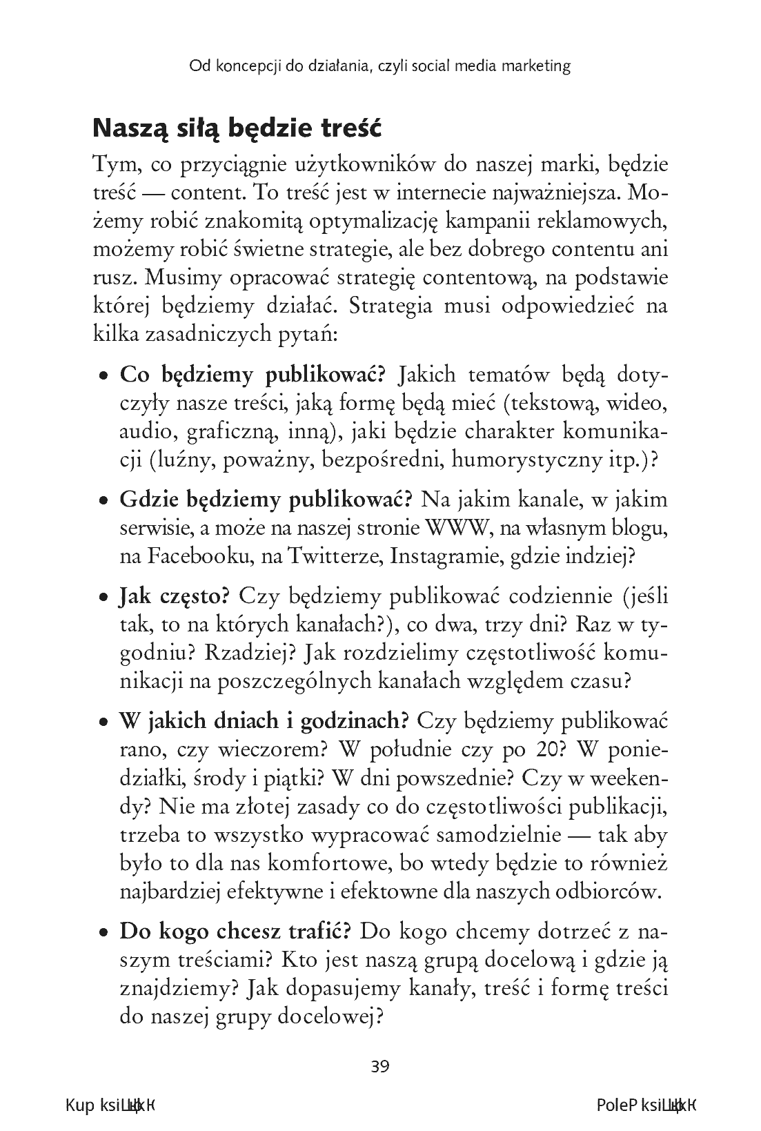 Fragment „Twoja firma w social mediach. Podręcznik marketingu internetowego dla małych i średnich przedsiębiorstw. Wydanie II” — strona 11 z 24