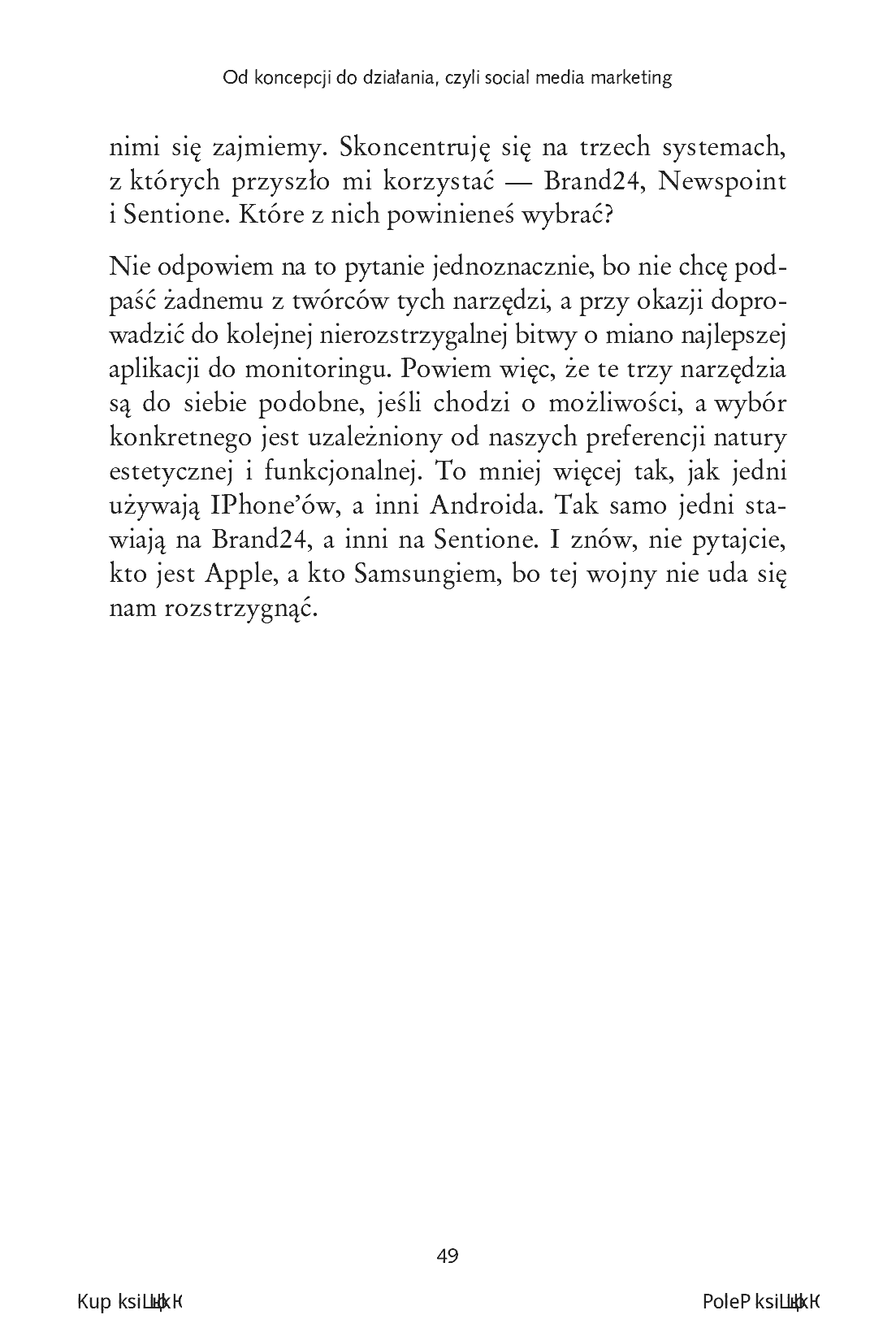 Fragment „Twoja firma w social mediach. Podręcznik marketingu internetowego dla małych i średnich przedsiębiorstw. Wydanie II” — strona 21 z 24